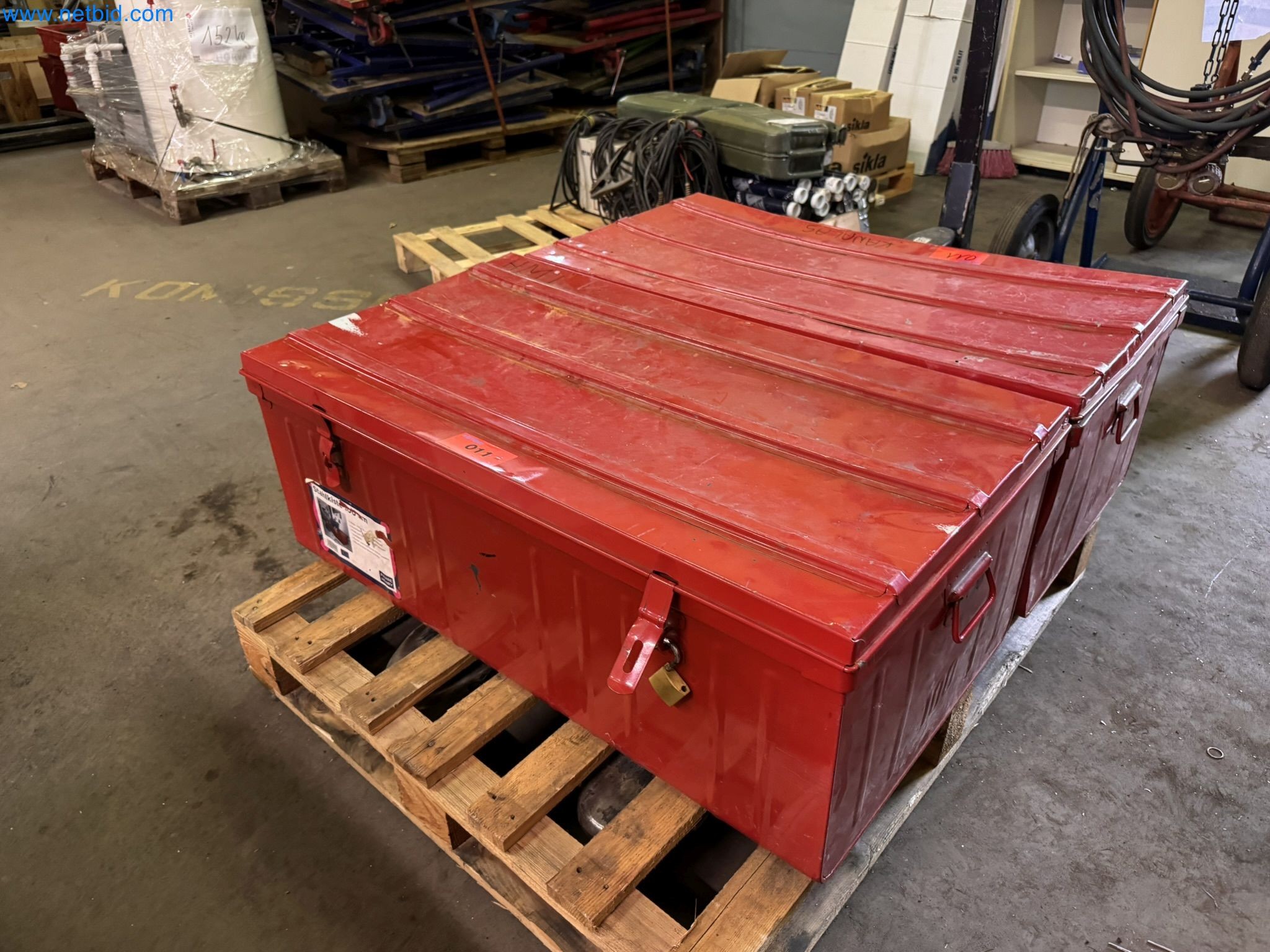 Equipment, material stocks and operating equipment of a plant construction company-2