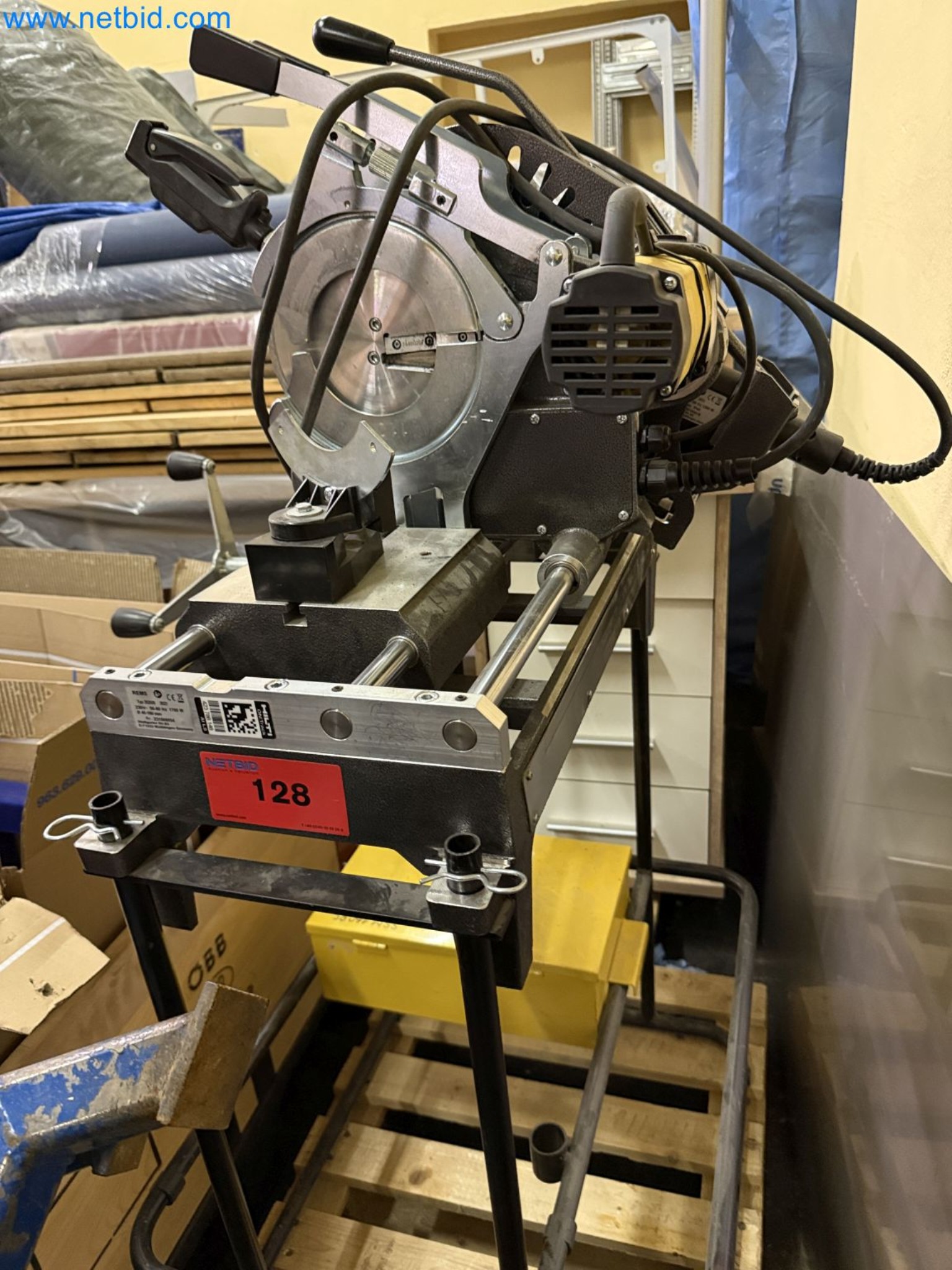 Equipment, material stocks and operating equipment of a plant construction company-1