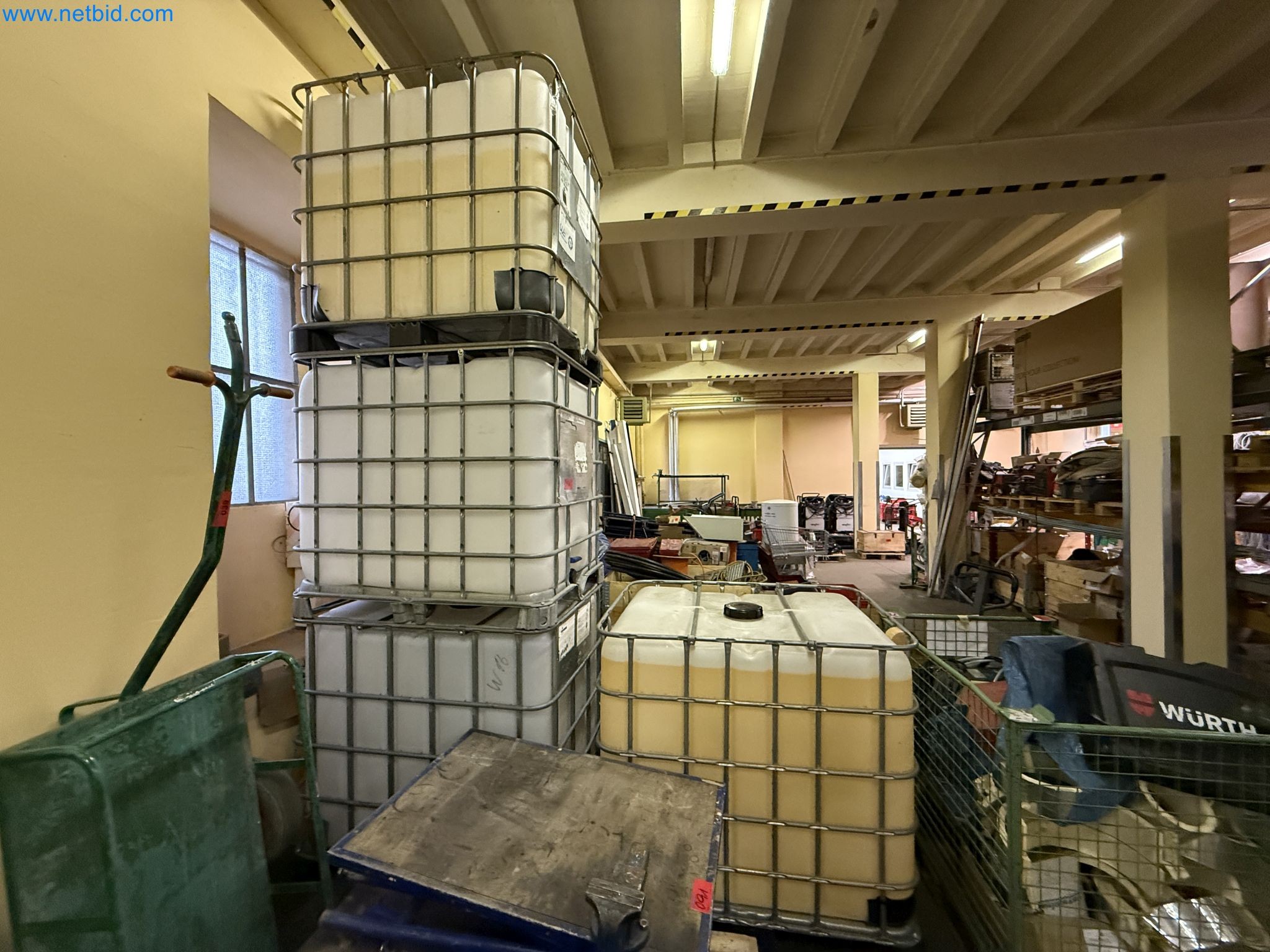 Equipment, material stocks and operating equipment of a plant construction company-1