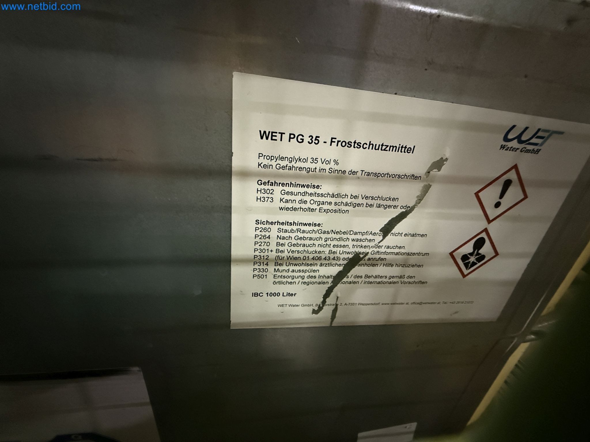 Equipment, material stocks and operating equipment of a plant construction company-2