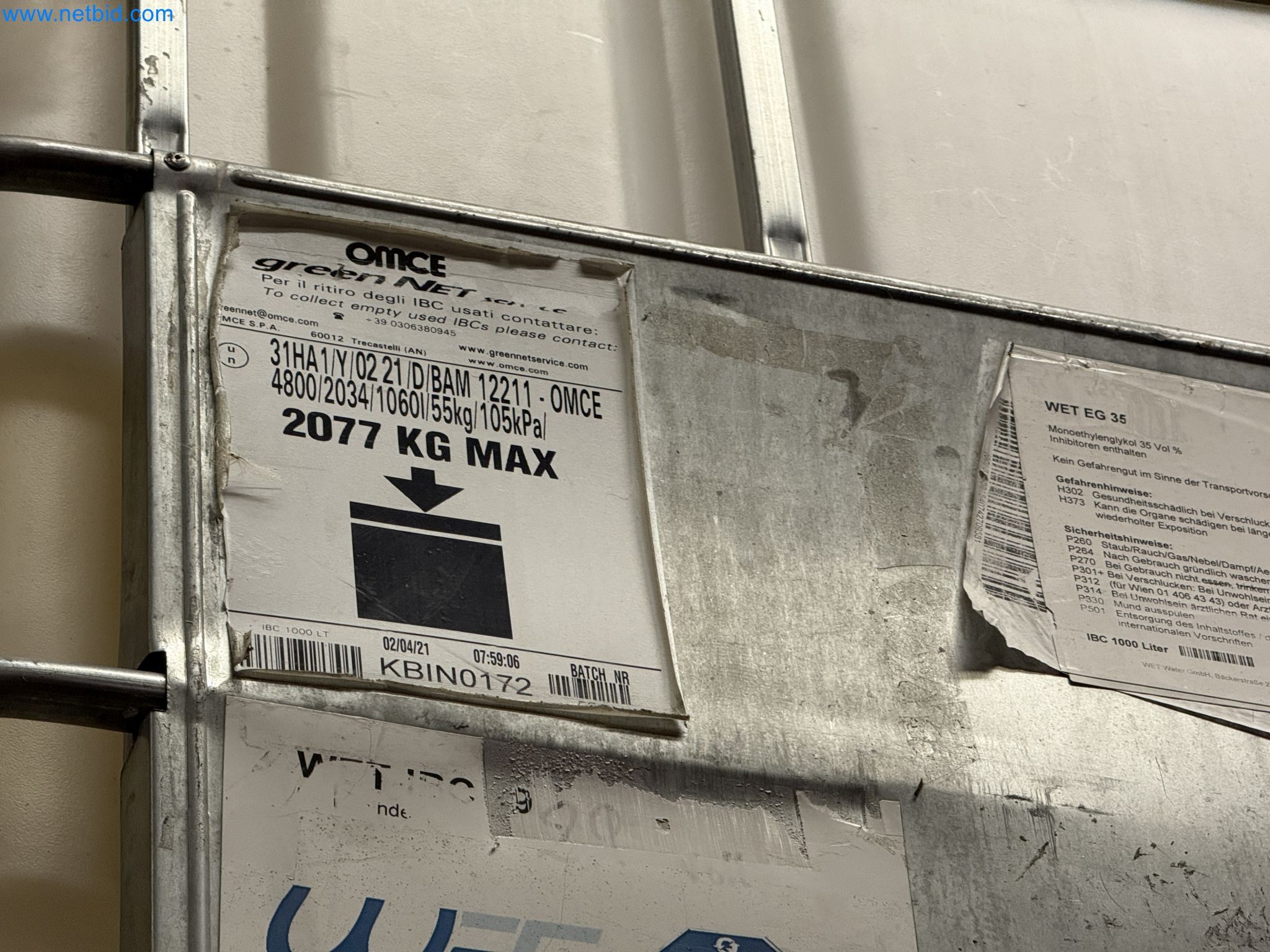 Equipment, material stocks and operating equipment of a plant construction company-7