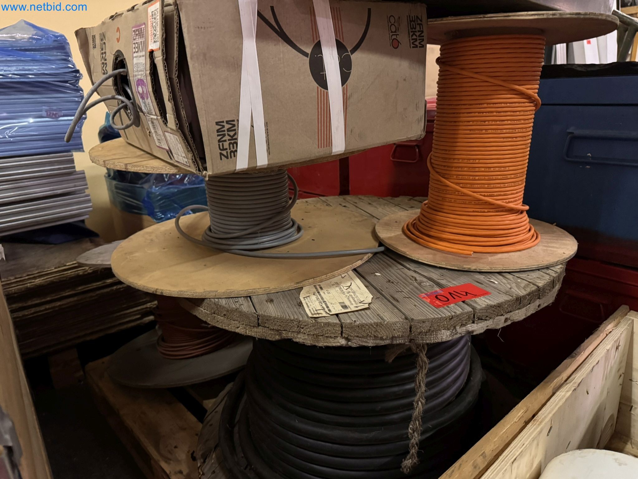 Equipment, material stocks and operating equipment of a plant construction company-1