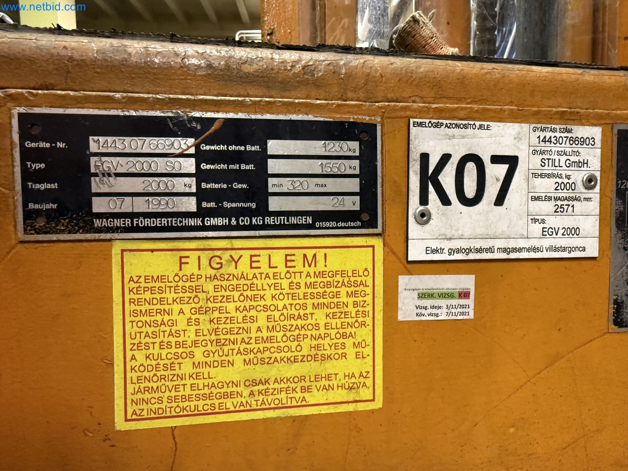 Equipment, material stocks and operating equipment of a plant construction company-5