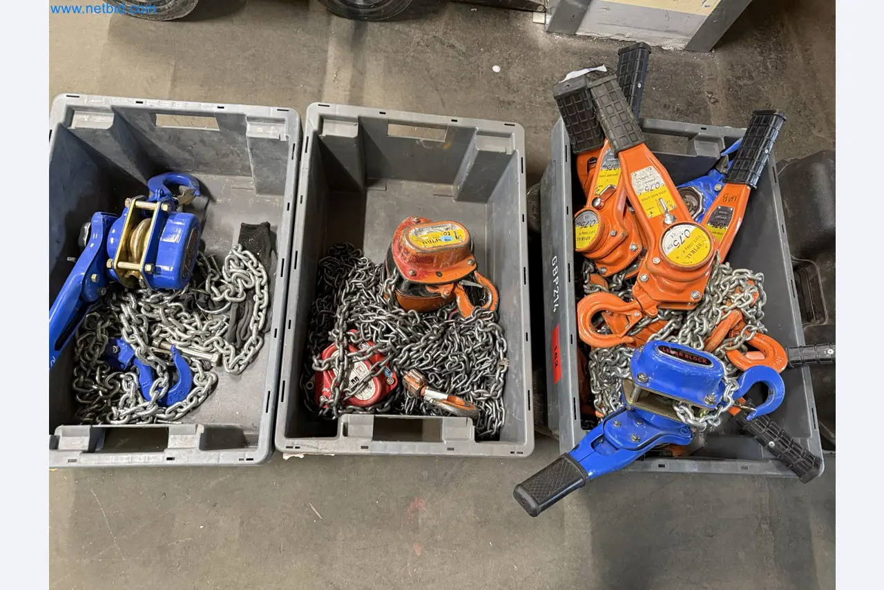 Equipment, material stocks and operating equipment of a plant construction company-1