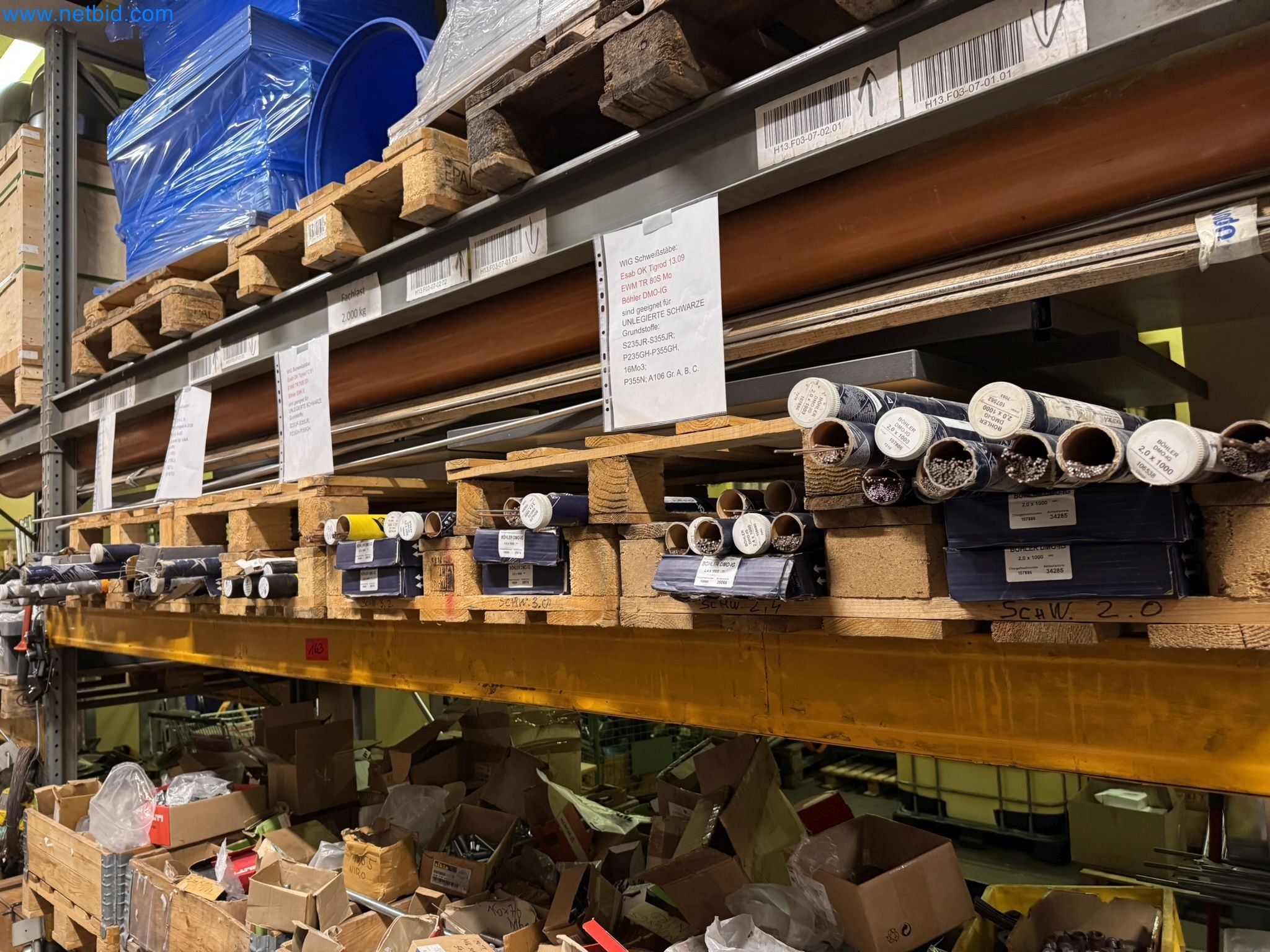 Equipment, material stocks and operating equipment of a plant construction company-10