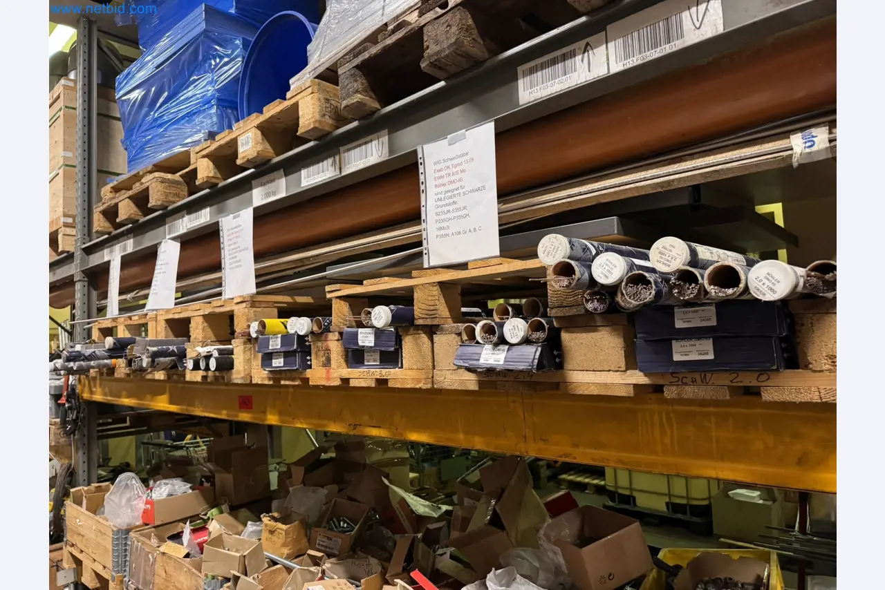 Equipment, material stocks and operating equipment of a plant construction company-10