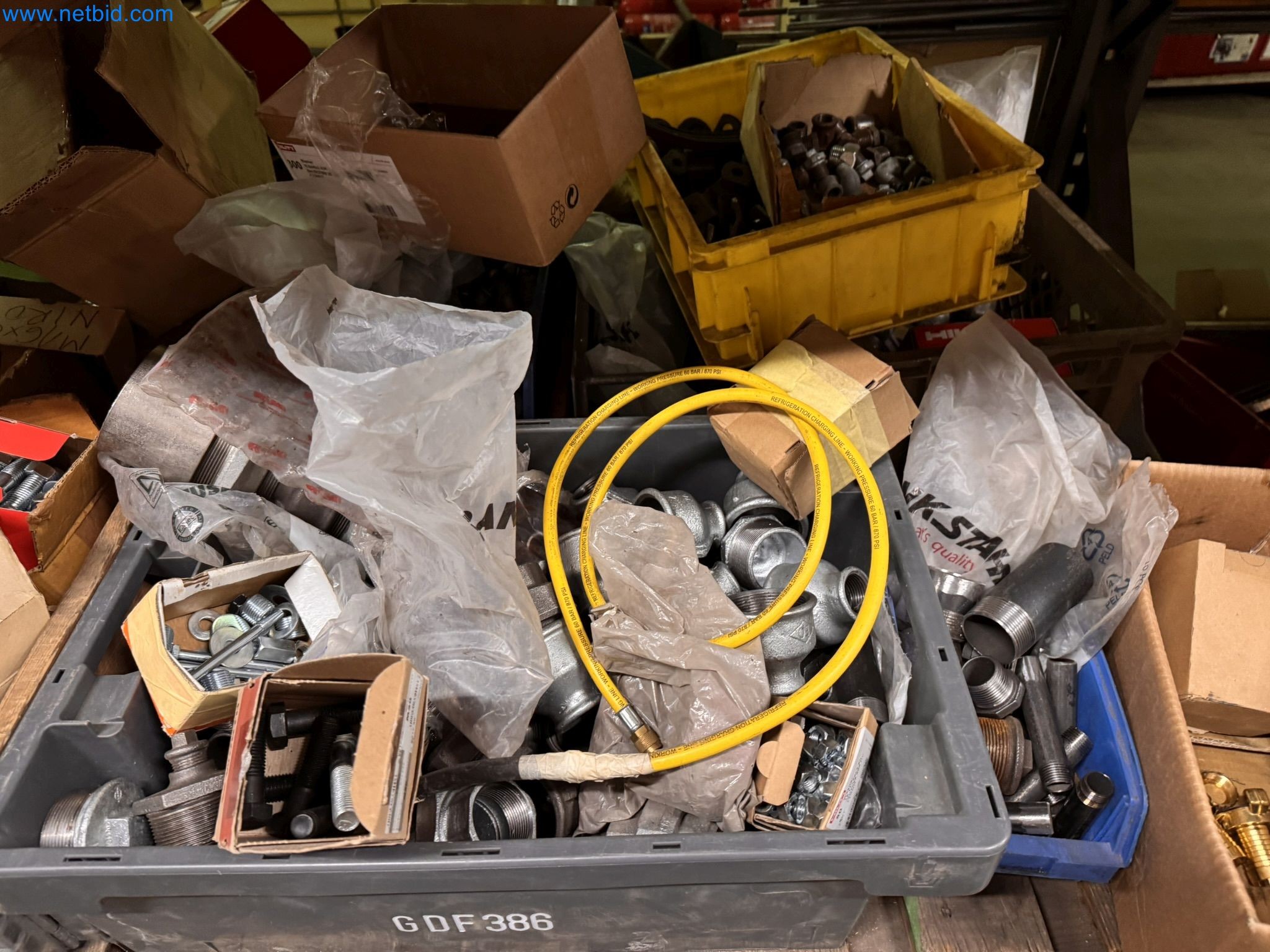 Equipment, material stocks and operating equipment of a plant construction company-14