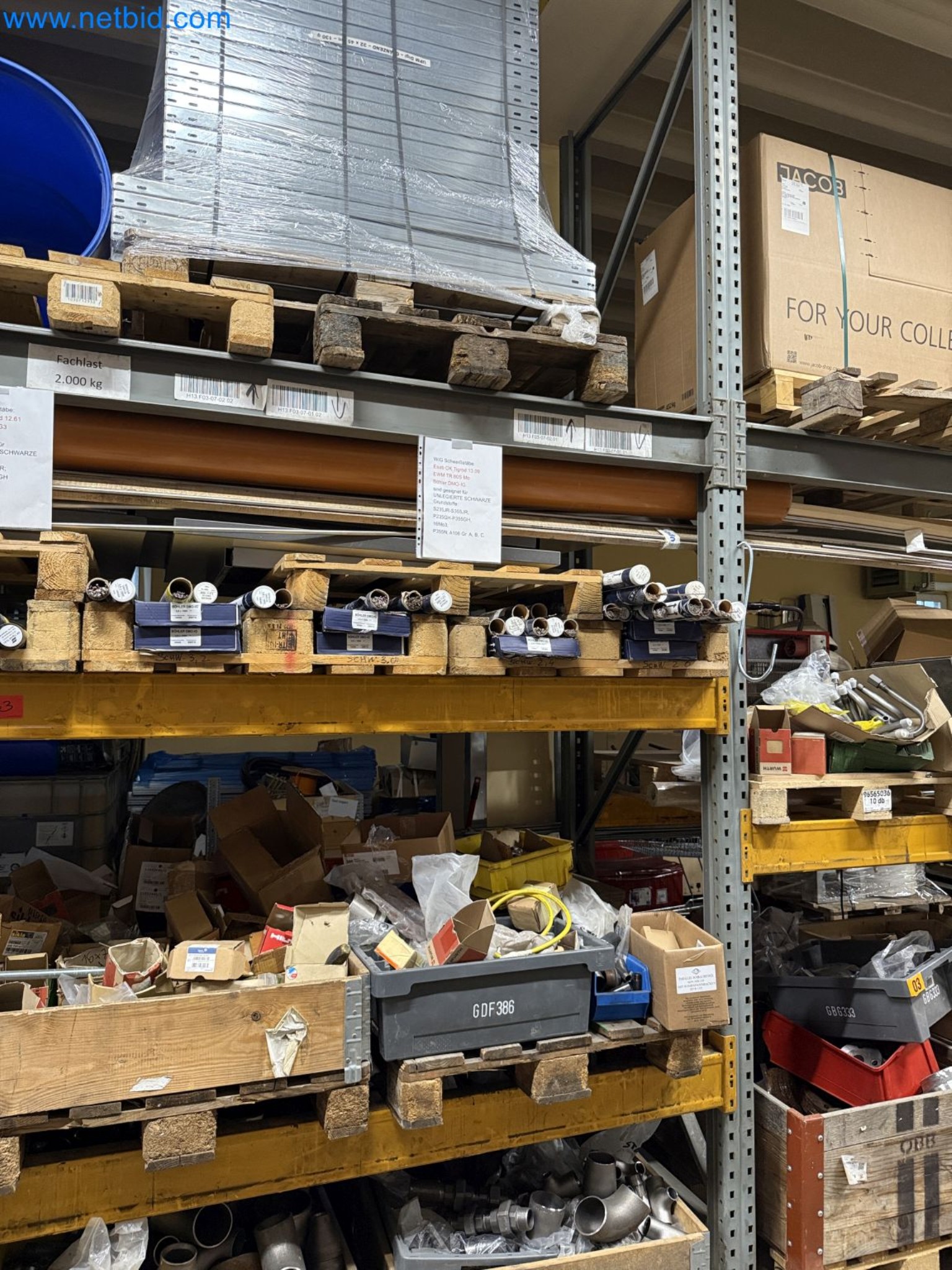 Equipment, material stocks and operating equipment of a plant construction company-2