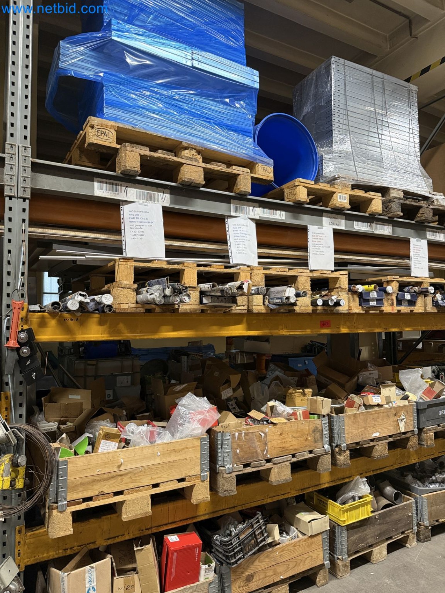 Equipment, material stocks and operating equipment of a plant construction company-3