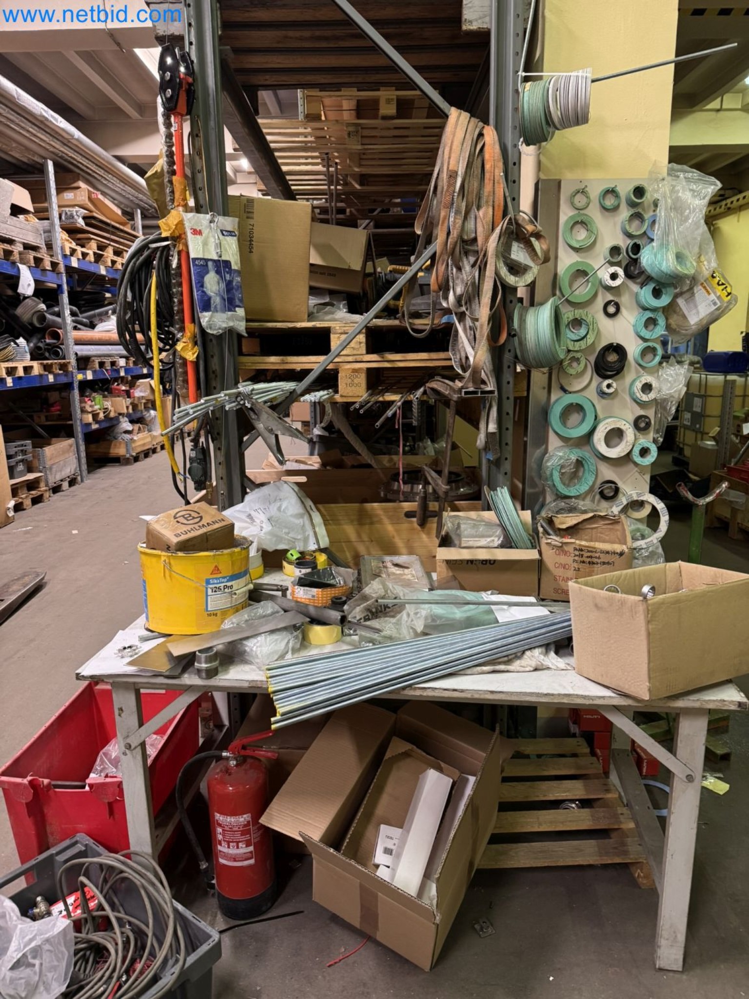 Equipment, material stocks and operating equipment of a plant construction company-42