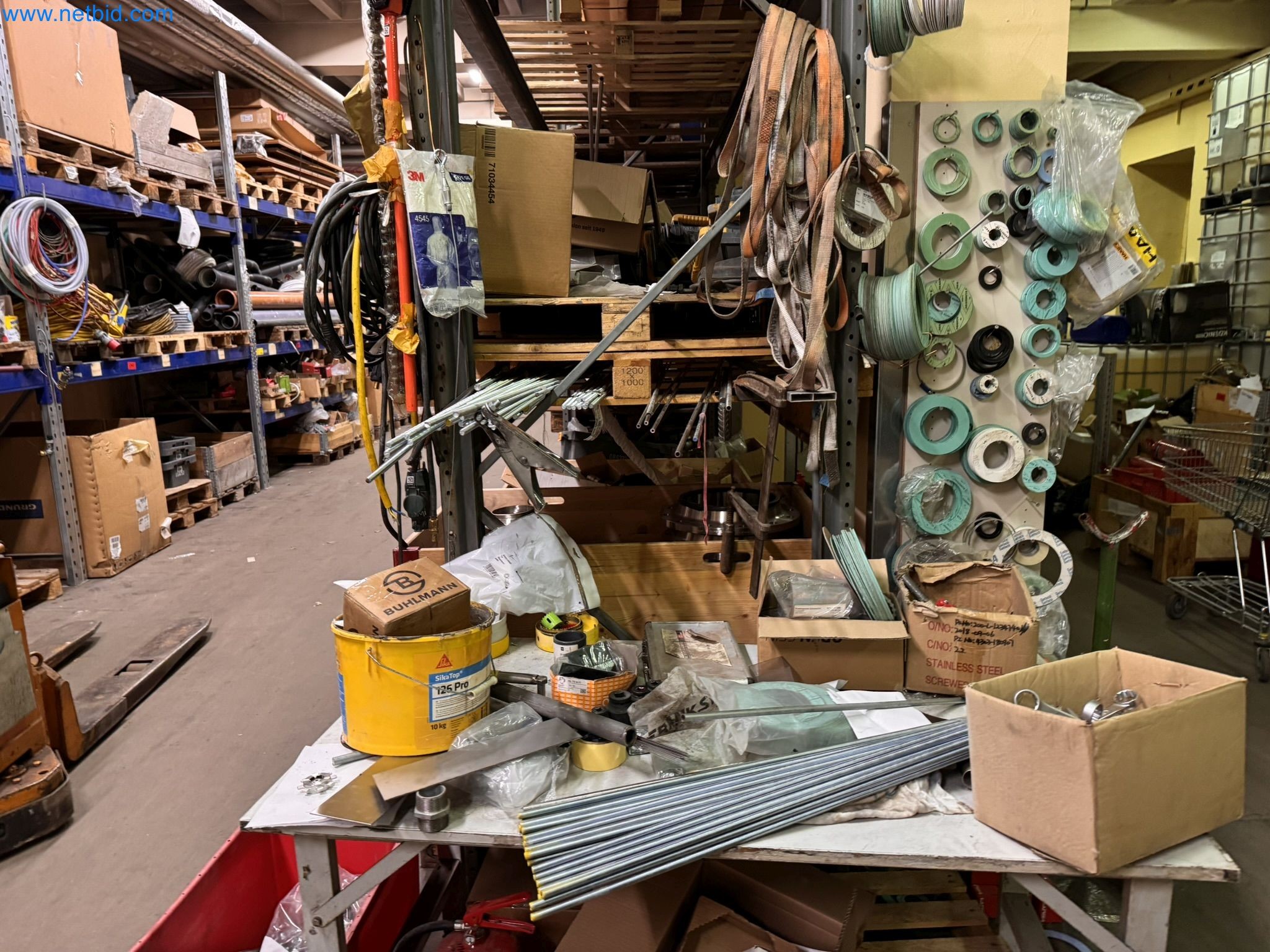 Equipment, material stocks and operating equipment of a plant construction company-44