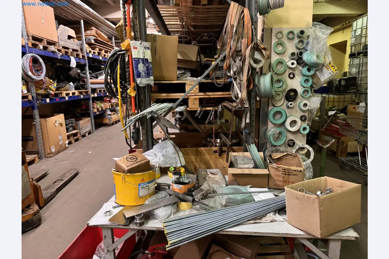 Equipment, material stocks and operating equipment of a plant construction company-44