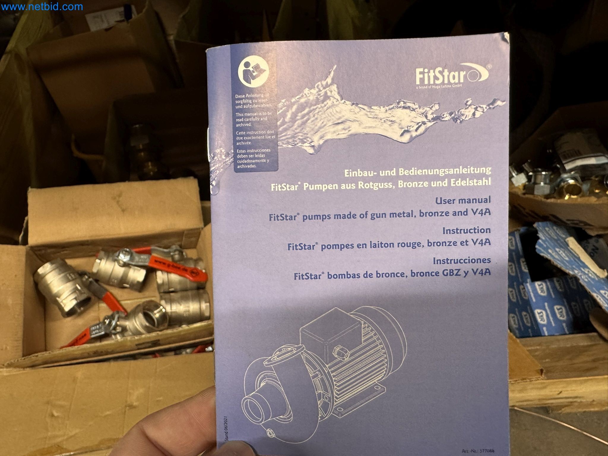 Equipment, material stocks and operating equipment of a plant construction company-45