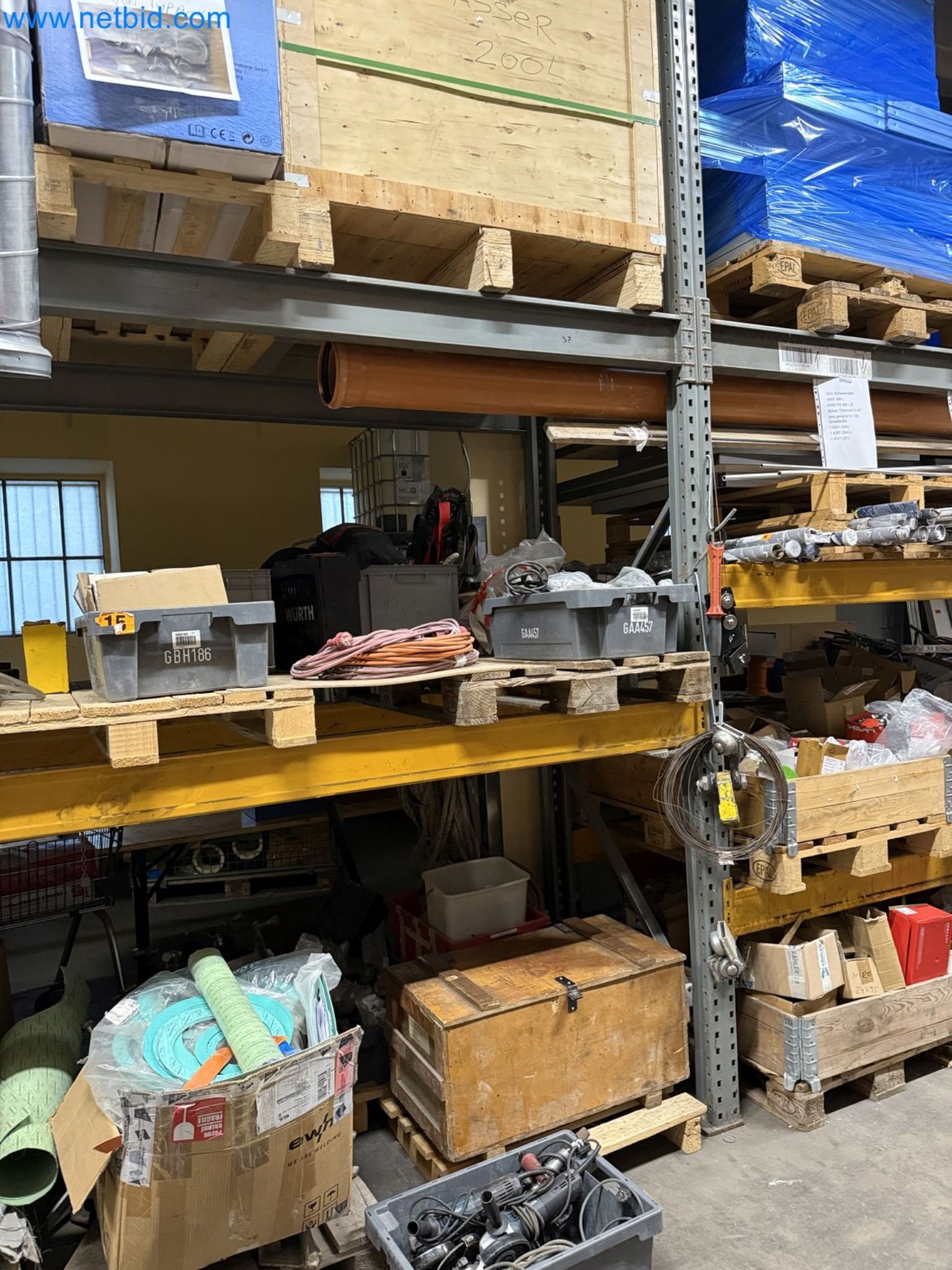 Equipment, material stocks and operating equipment of a plant construction company-4