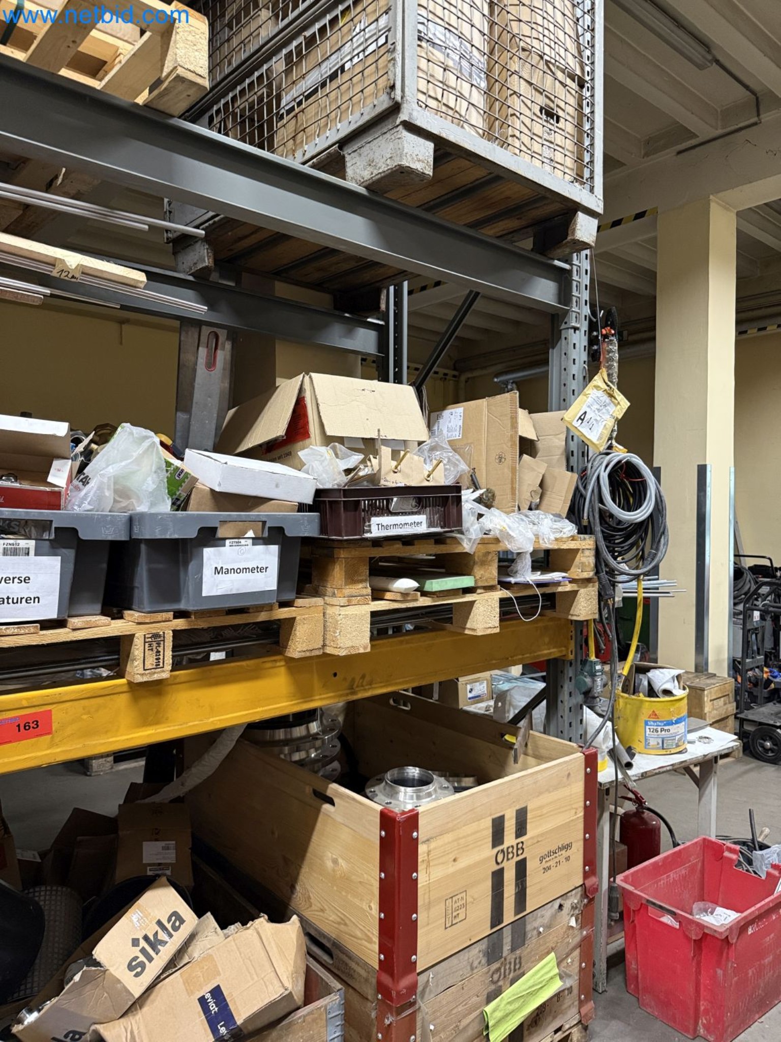 Equipment, material stocks and operating equipment of a plant construction company-6