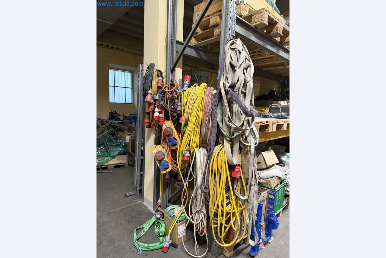 Equipment, material stocks and operating equipment of a plant construction company-8