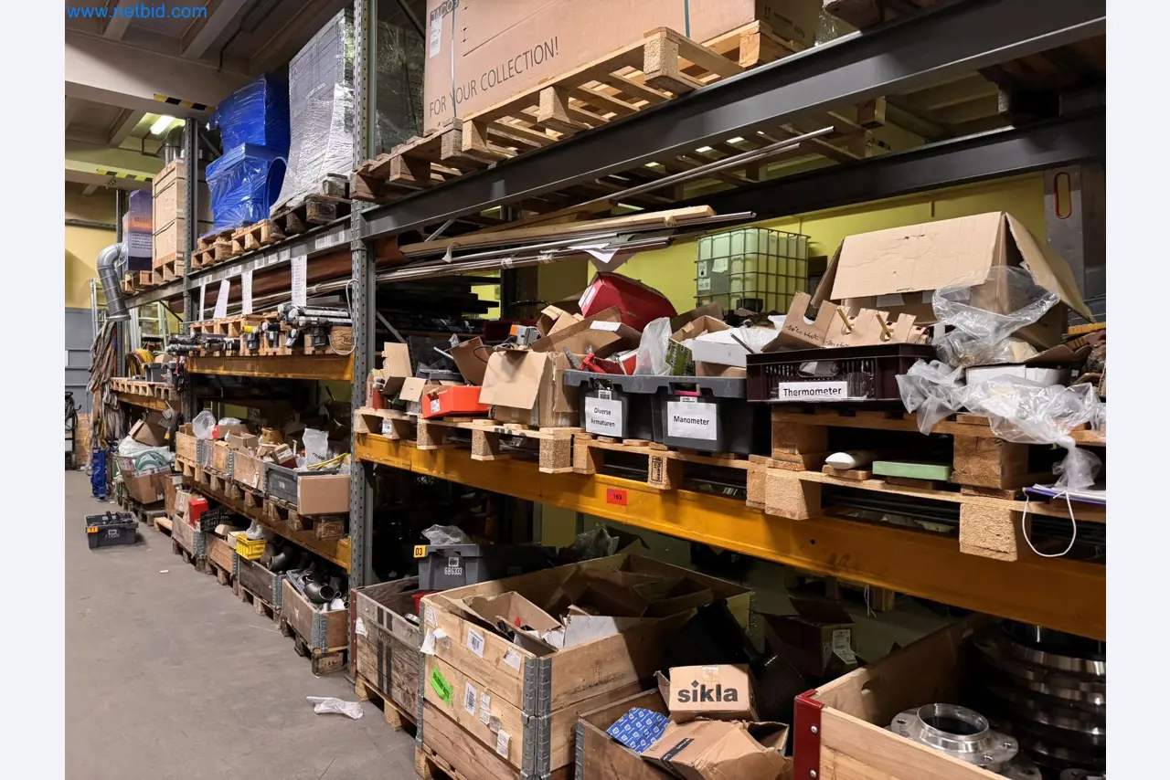 Equipment, material stocks and operating equipment of a plant construction company-9