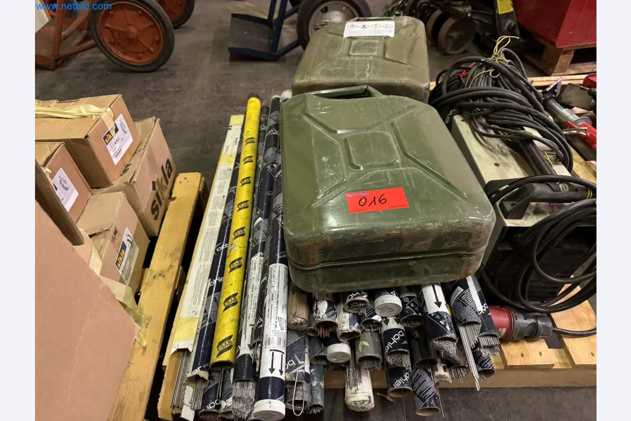 Equipment, material stocks and operating equipment of a plant construction company-1