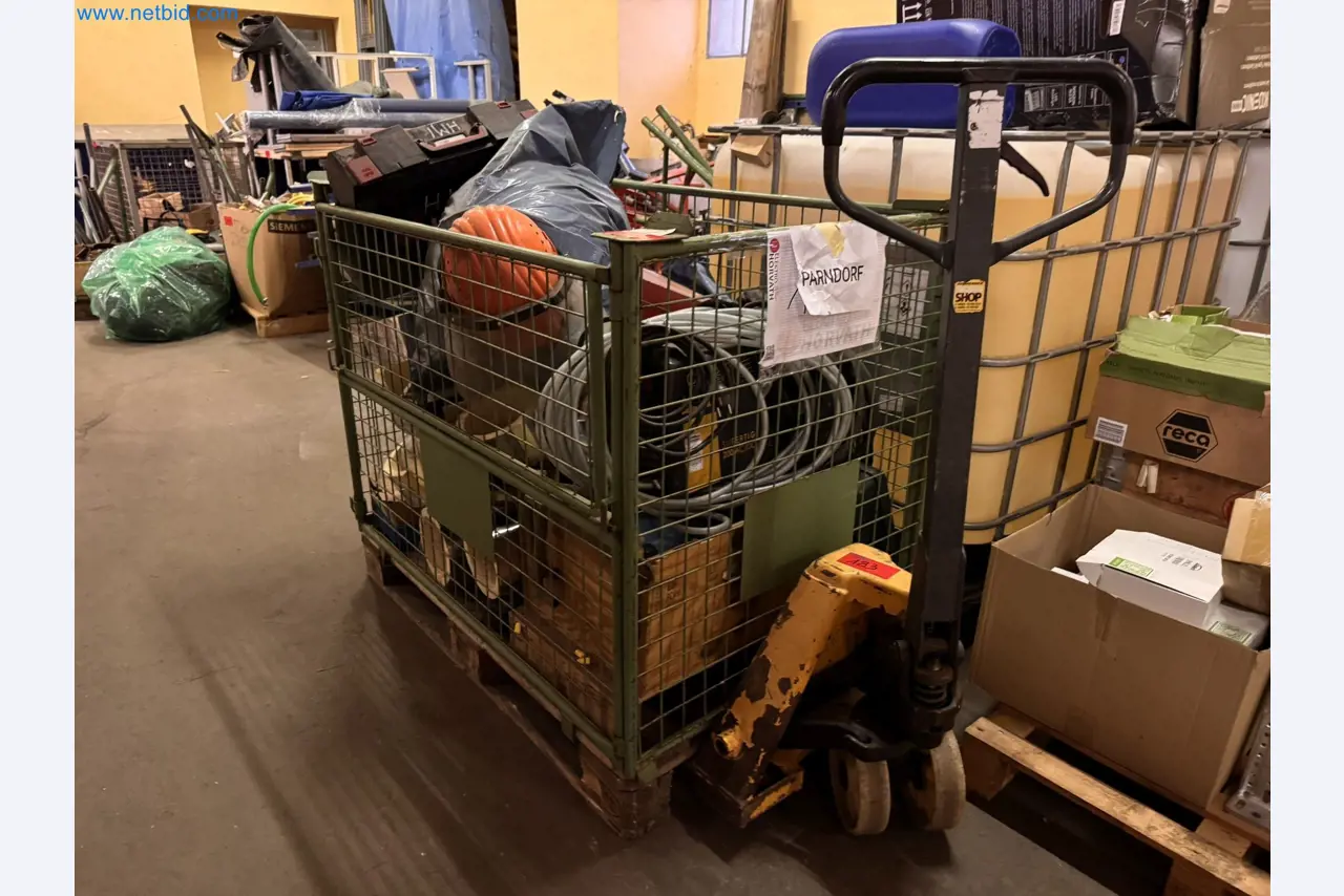 Equipment, material stocks and operating equipment of a plant construction company-1