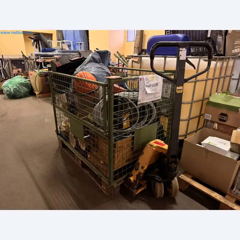 Equipment, material stocks and operating equipment of a plant construction company-1