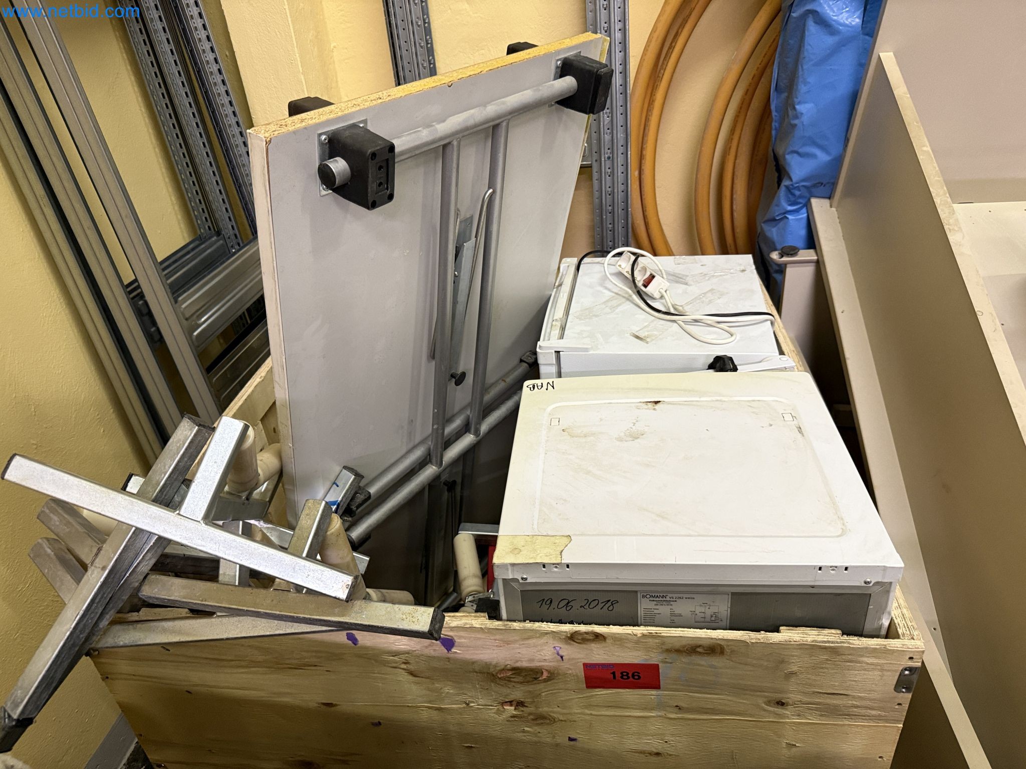 Equipment, material stocks and operating equipment of a plant construction company-1