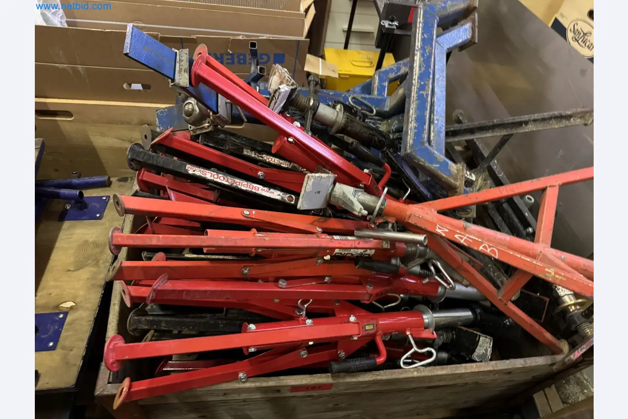 Equipment, material stocks and operating equipment of a plant construction company-1