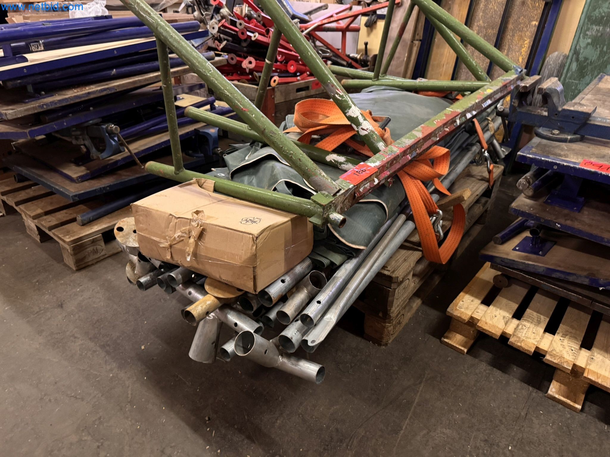 Equipment, material stocks and operating equipment of a plant construction company-1