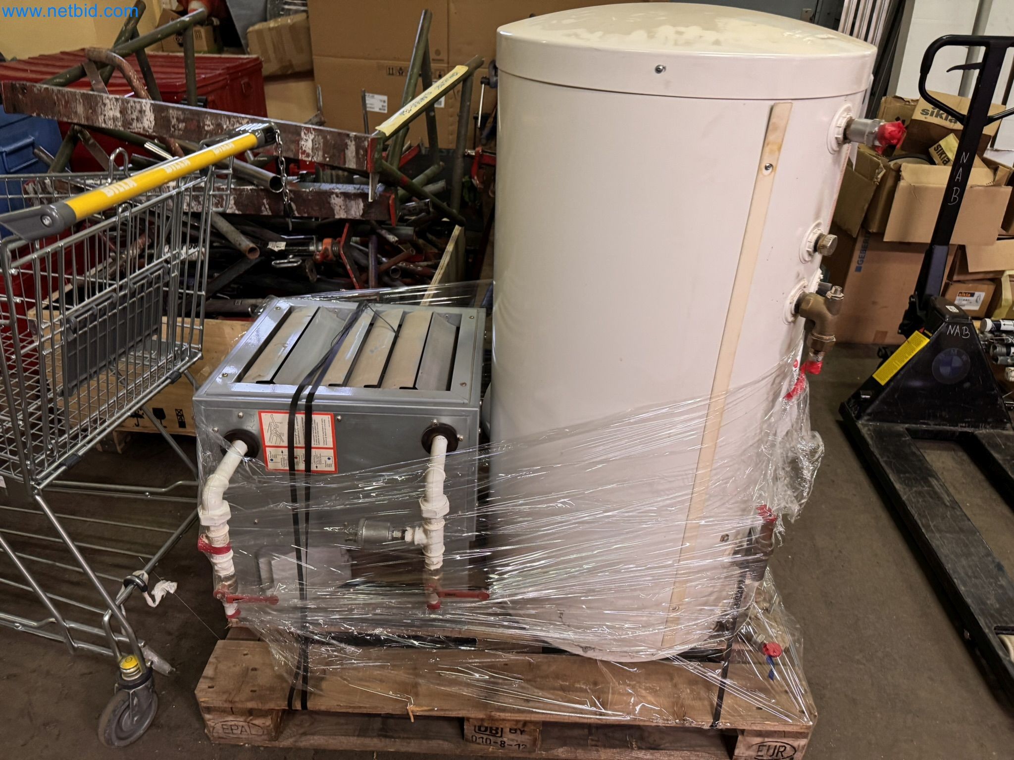 Equipment, material stocks and operating equipment of a plant construction company-1