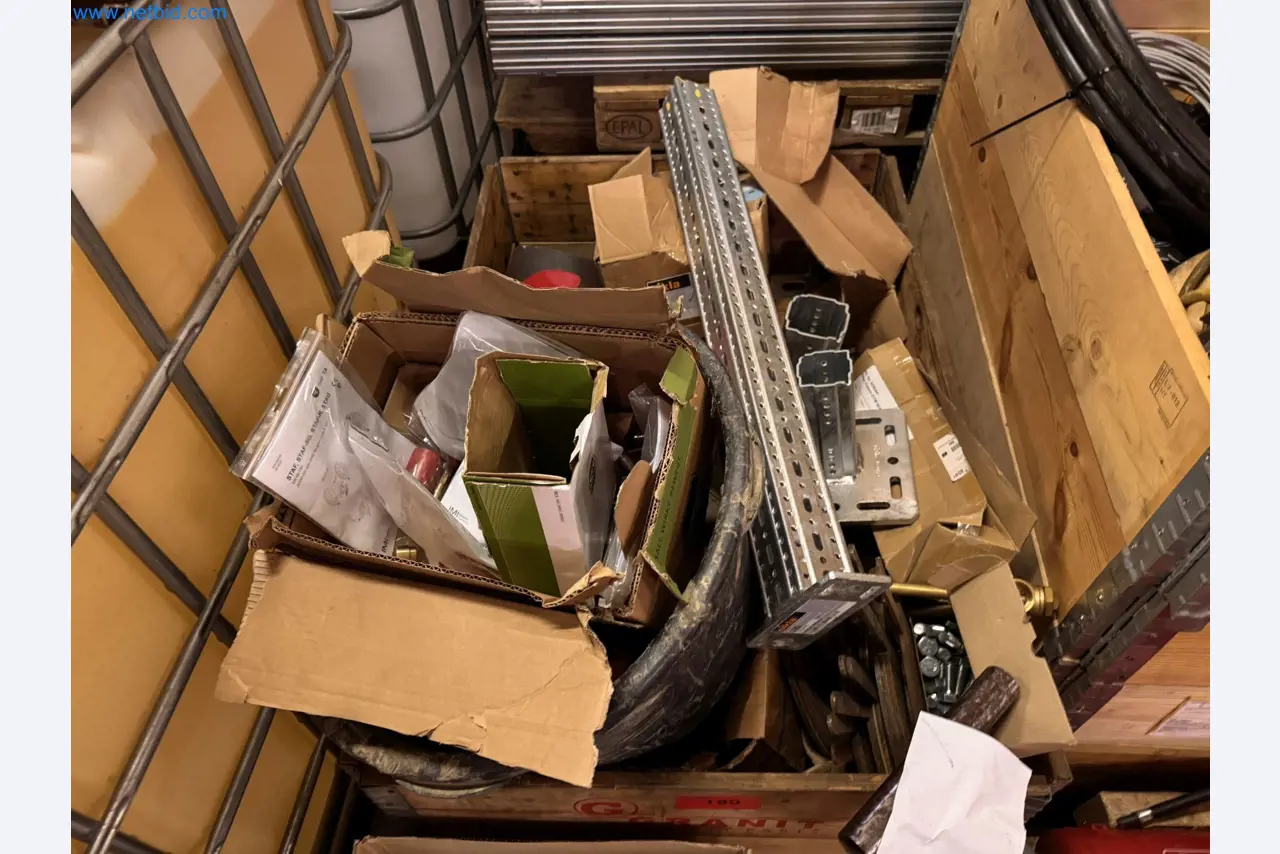 Equipment, material stocks and operating equipment of a plant construction company-1