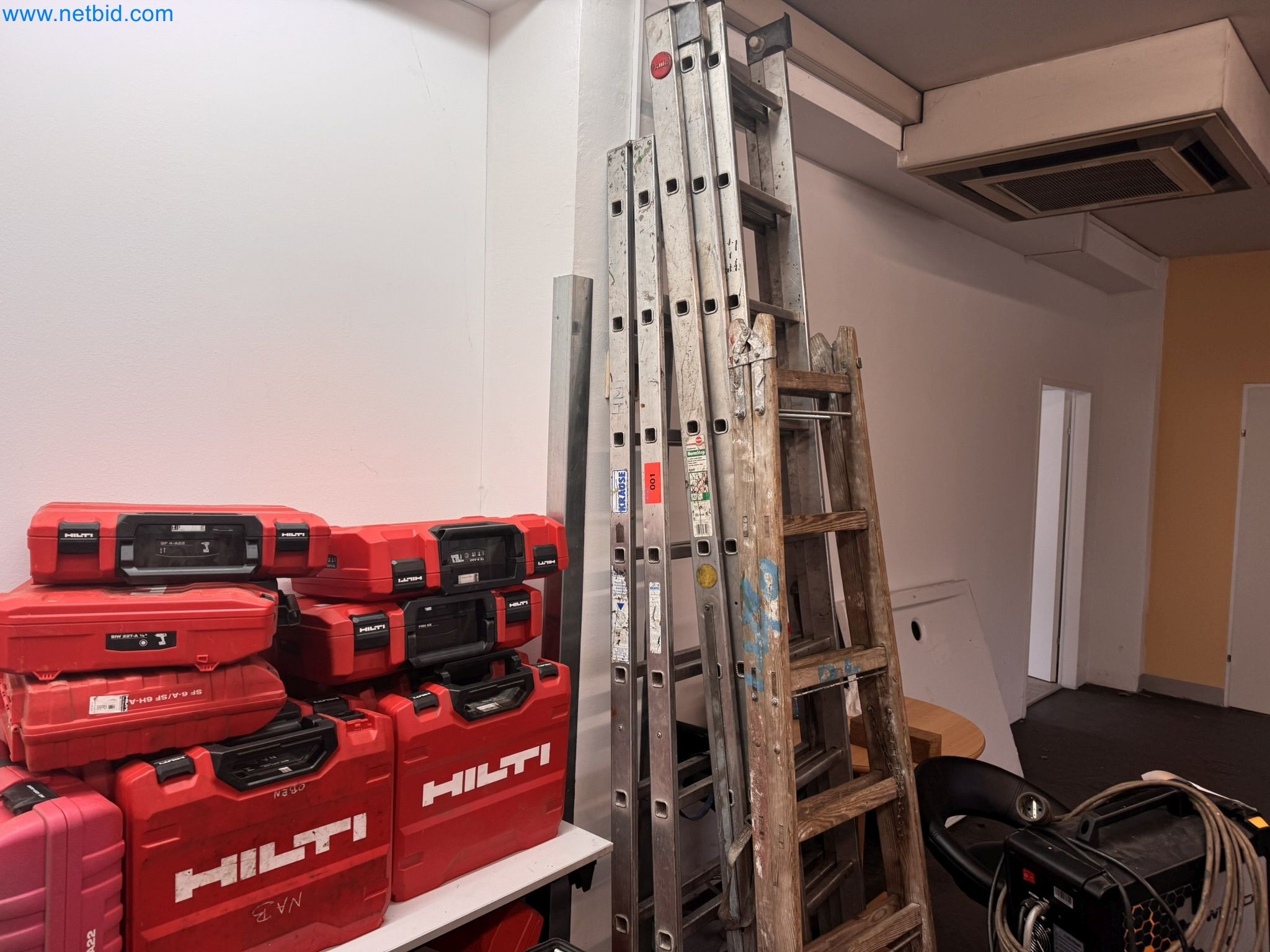 Equipment, material stocks and operating equipment of a plant construction company-1