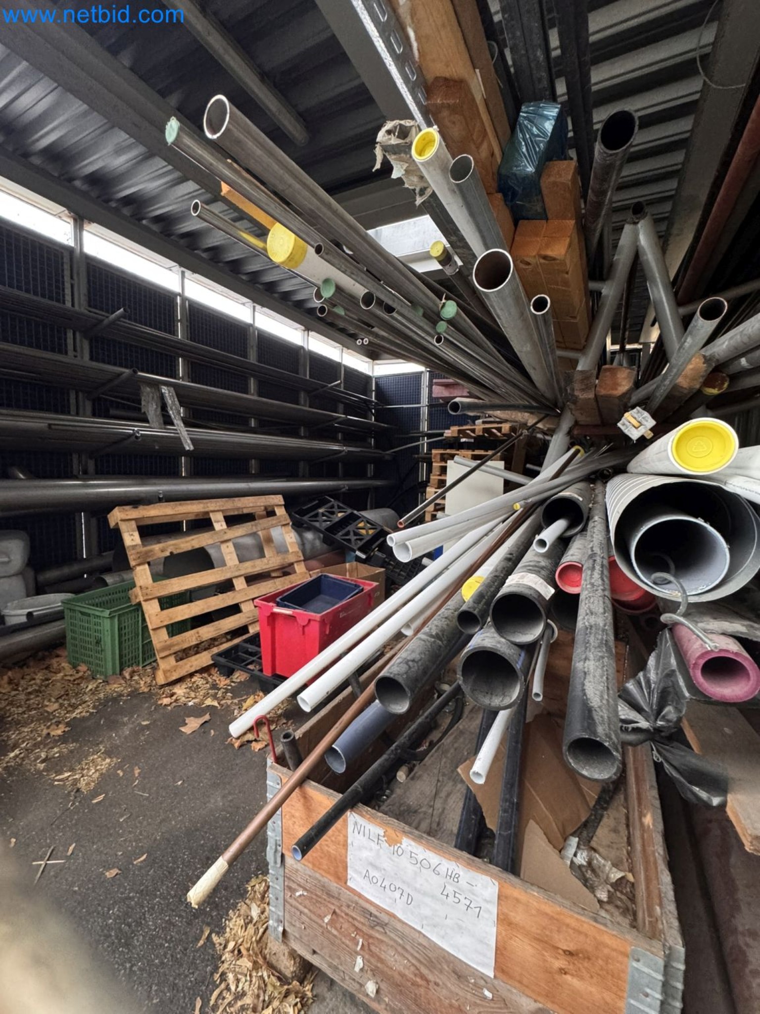 Equipment, material stocks and operating equipment of a plant construction company-1