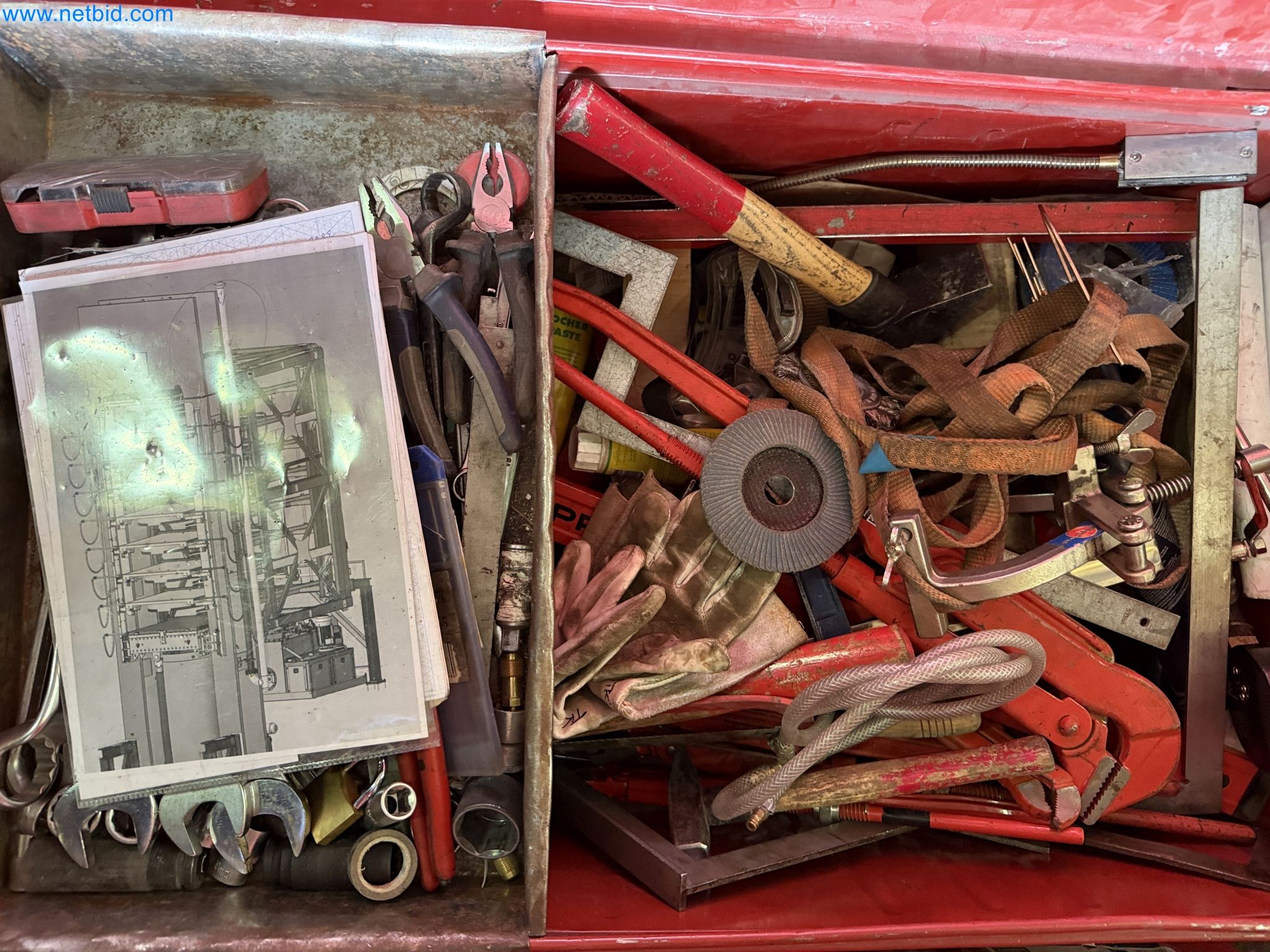 Equipment, material stocks and operating equipment of a plant construction company-14