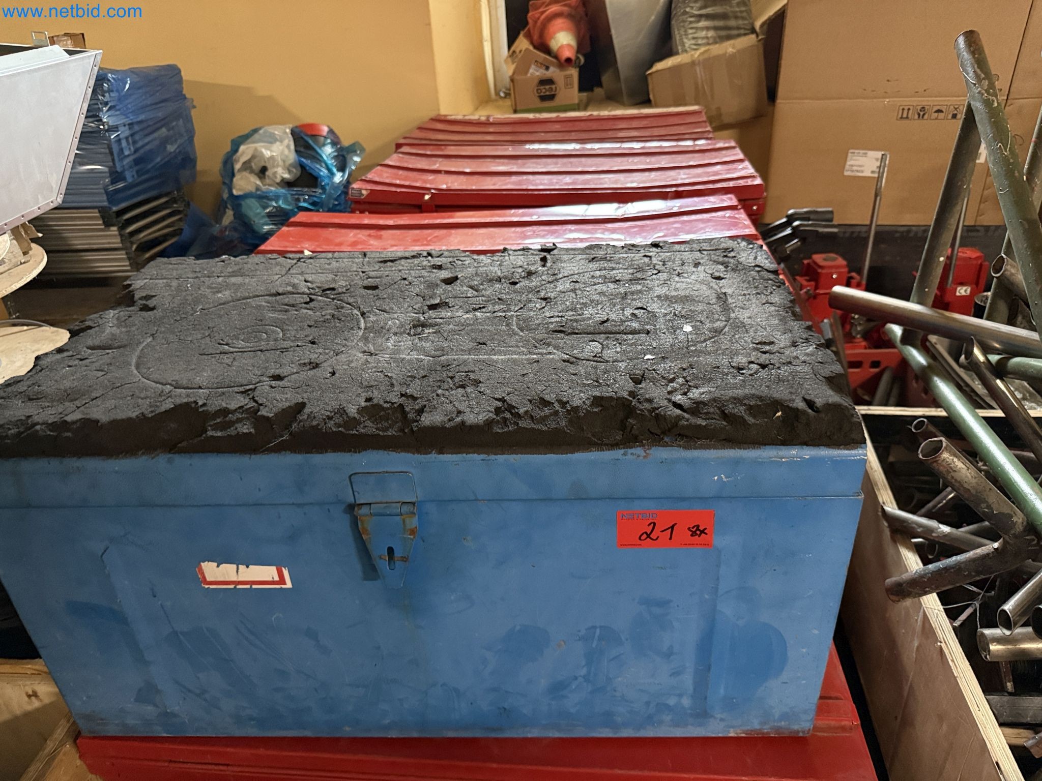 Equipment, material stocks and operating equipment of a plant construction company-28