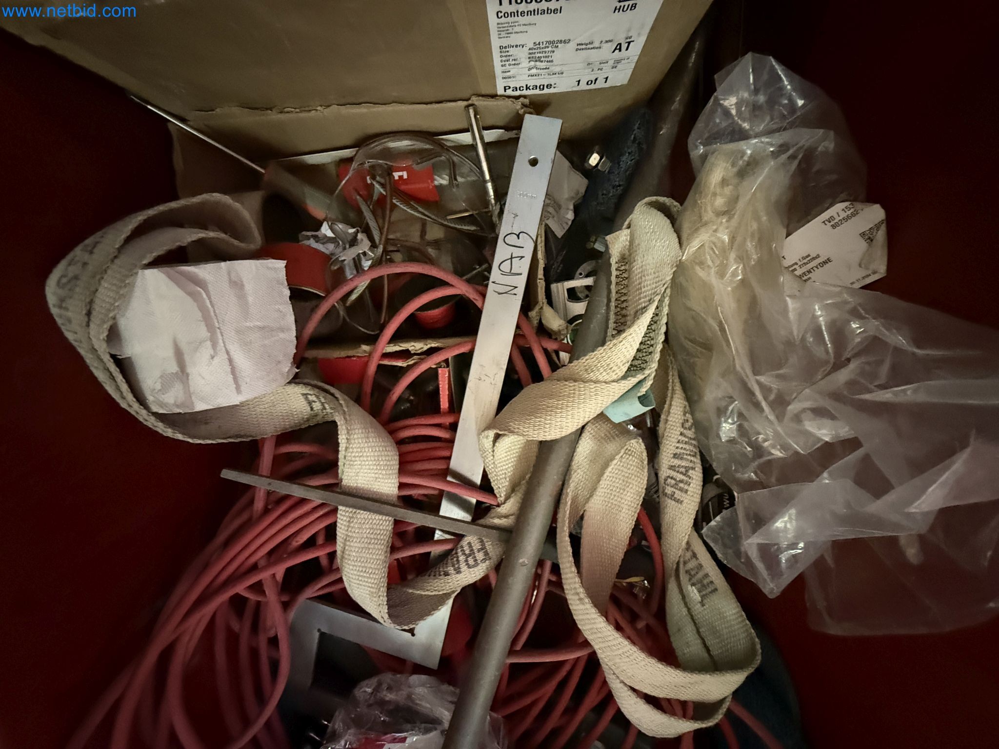 Equipment, material stocks and operating equipment of a plant construction company-9