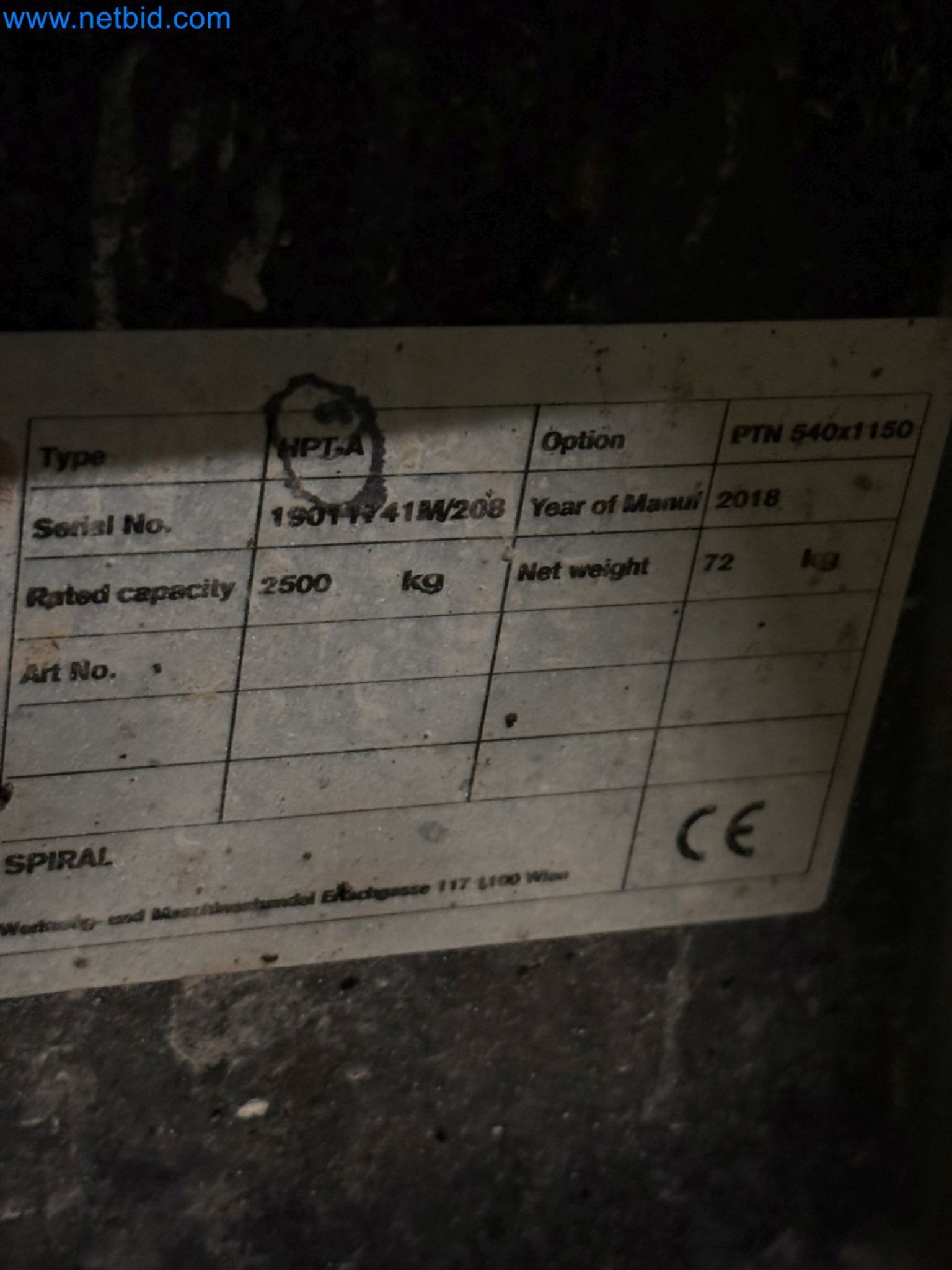 Equipment, material stocks and operating equipment of a plant construction company-2