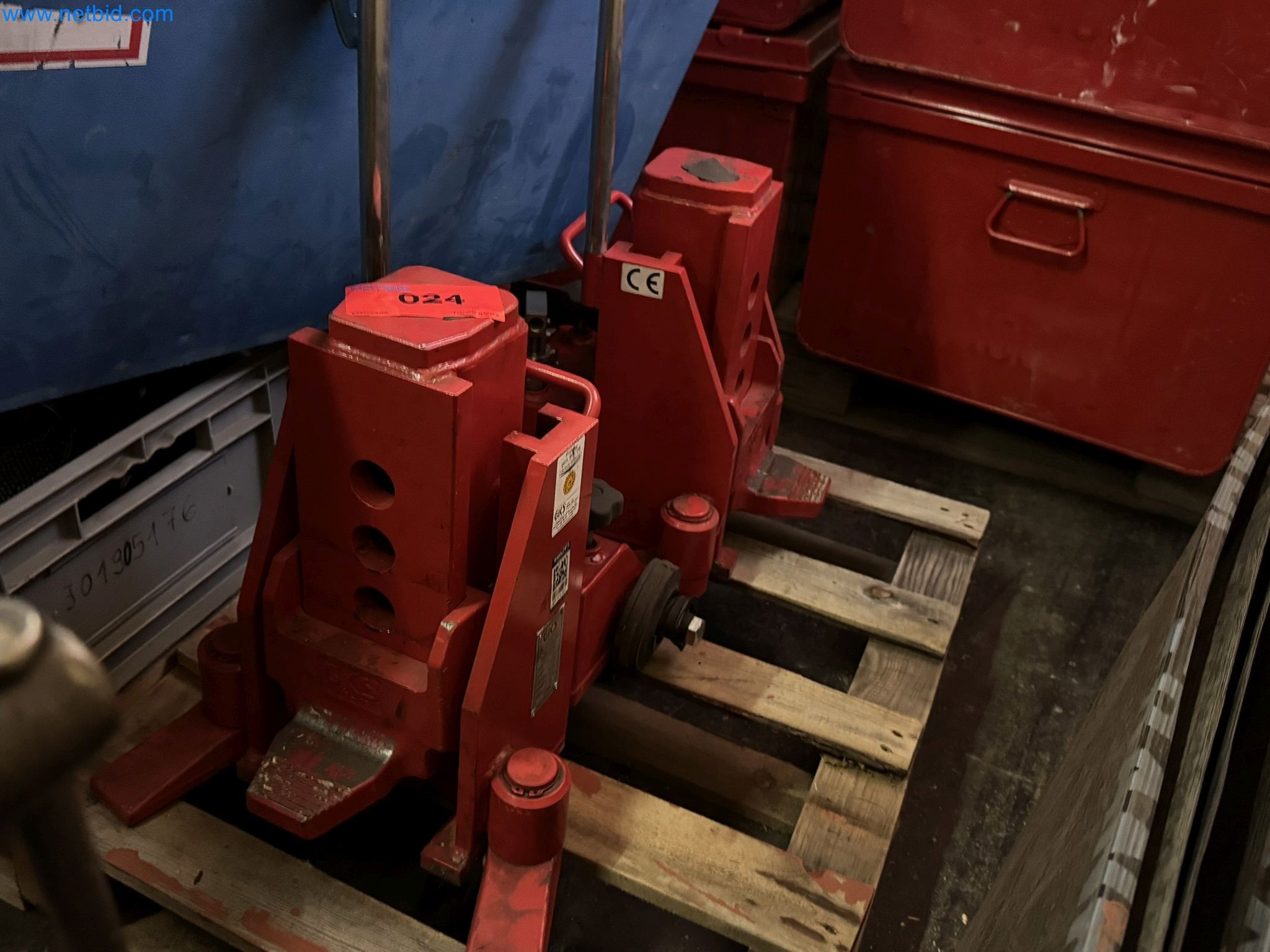 Equipment, material stocks and operating equipment of a plant construction company-7