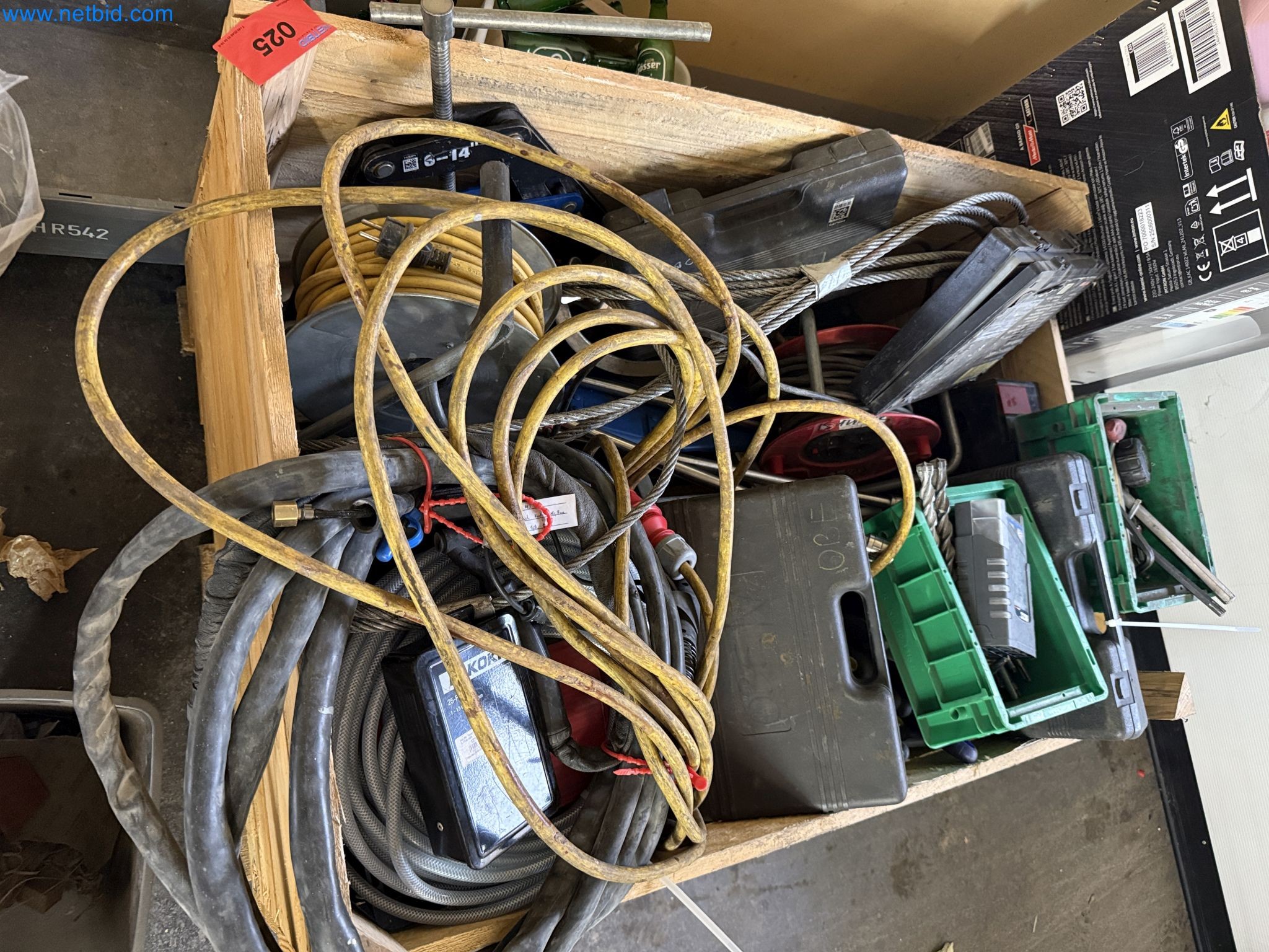 Equipment, material stocks and operating equipment of a plant construction company-11