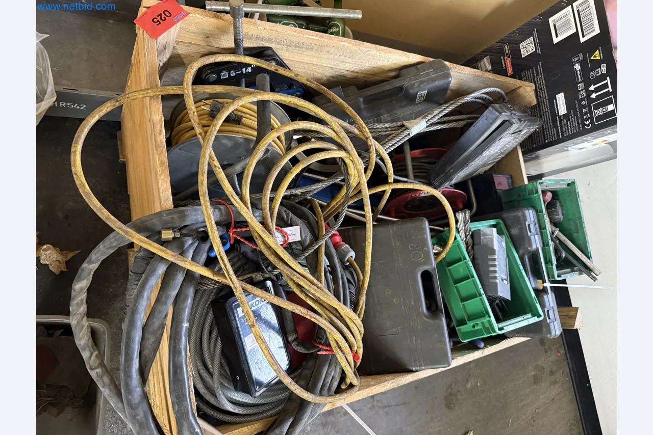 Equipment, material stocks and operating equipment of a plant construction company-11