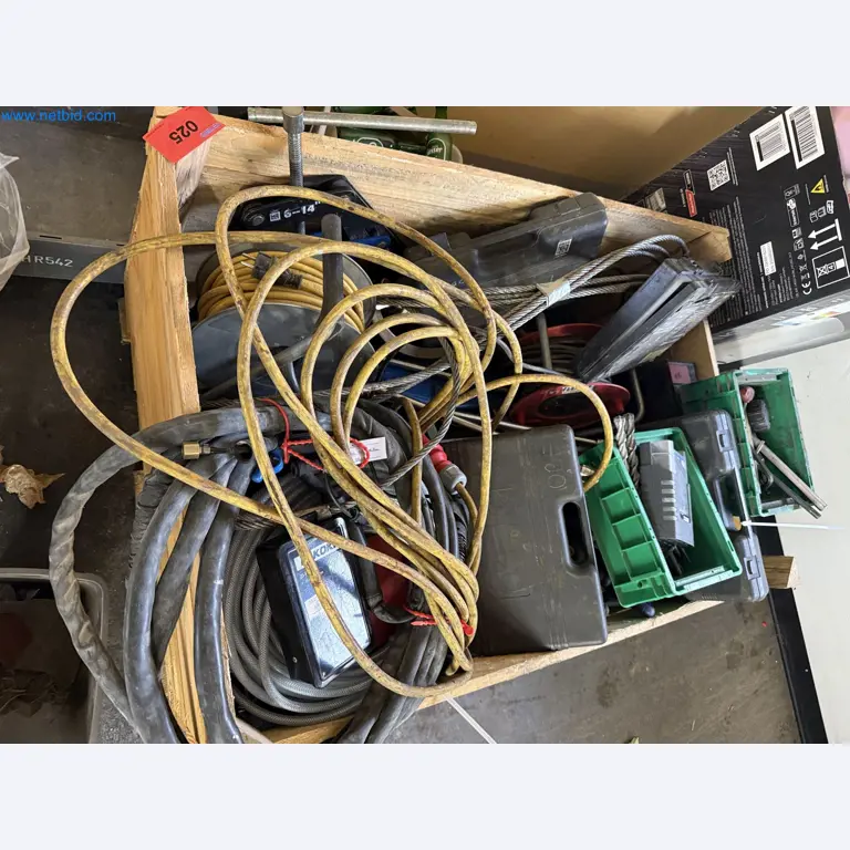 Equipment, material stocks and operating equipment of a plant construction company-11