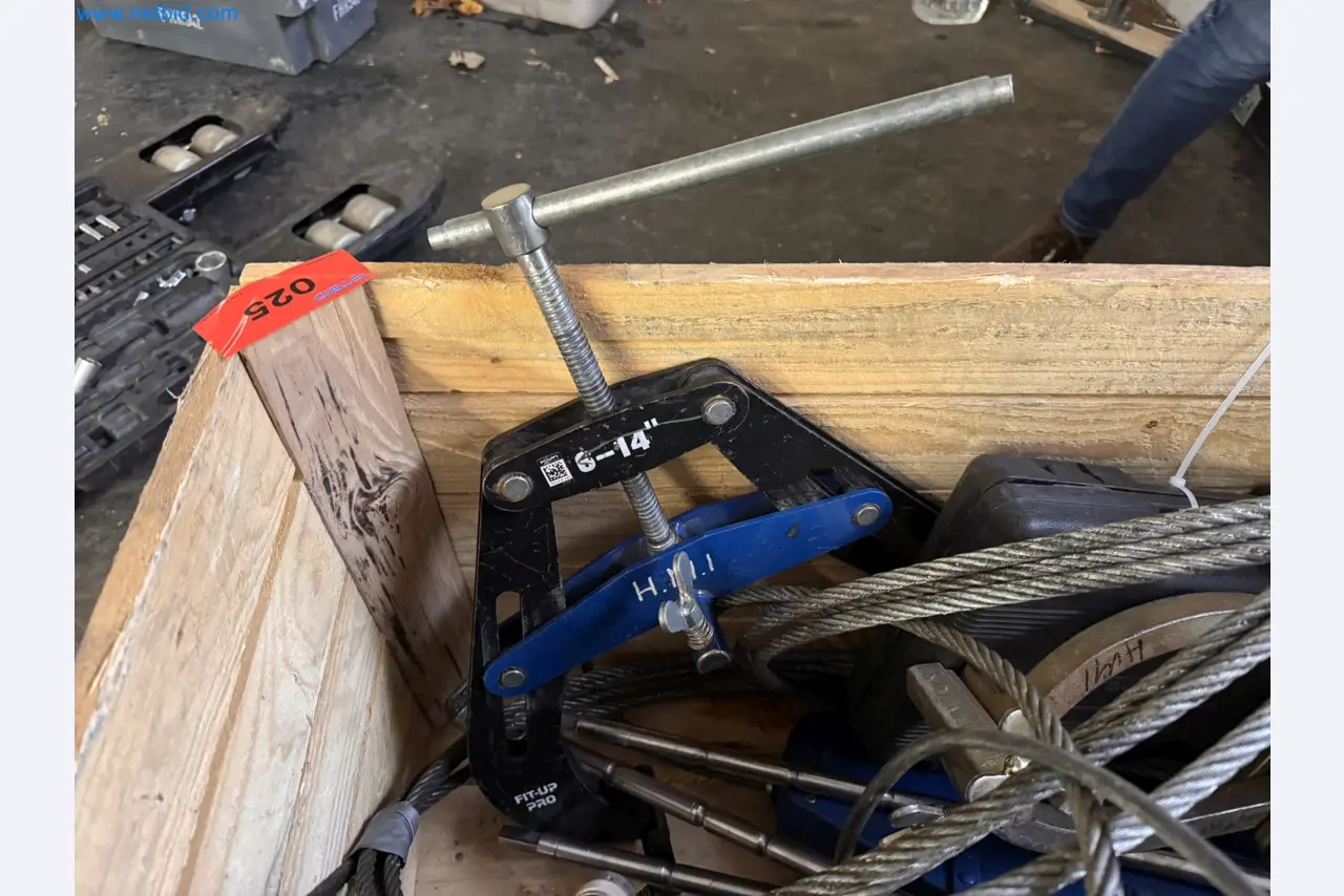 Equipment, material stocks and operating equipment of a plant construction company-5