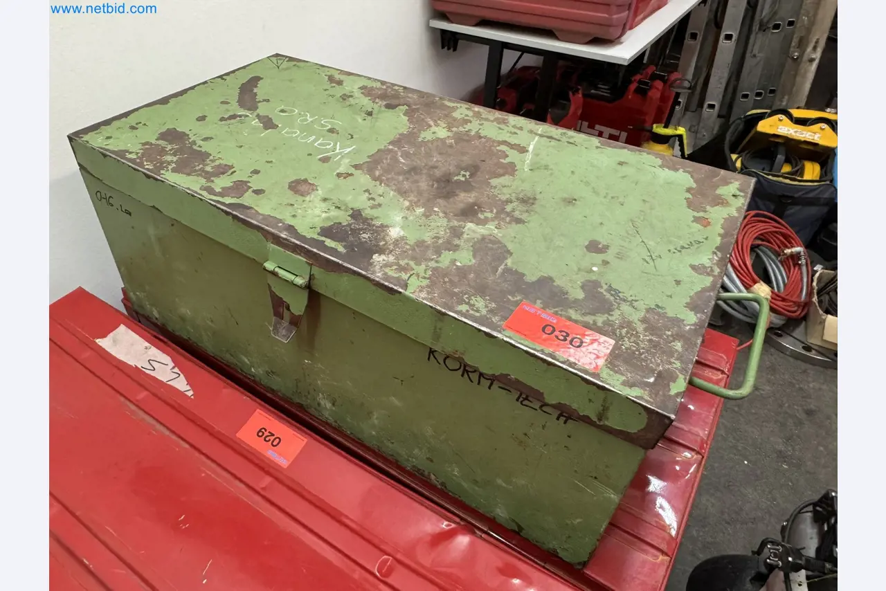 Equipment, material stocks and operating equipment of a plant construction company-1