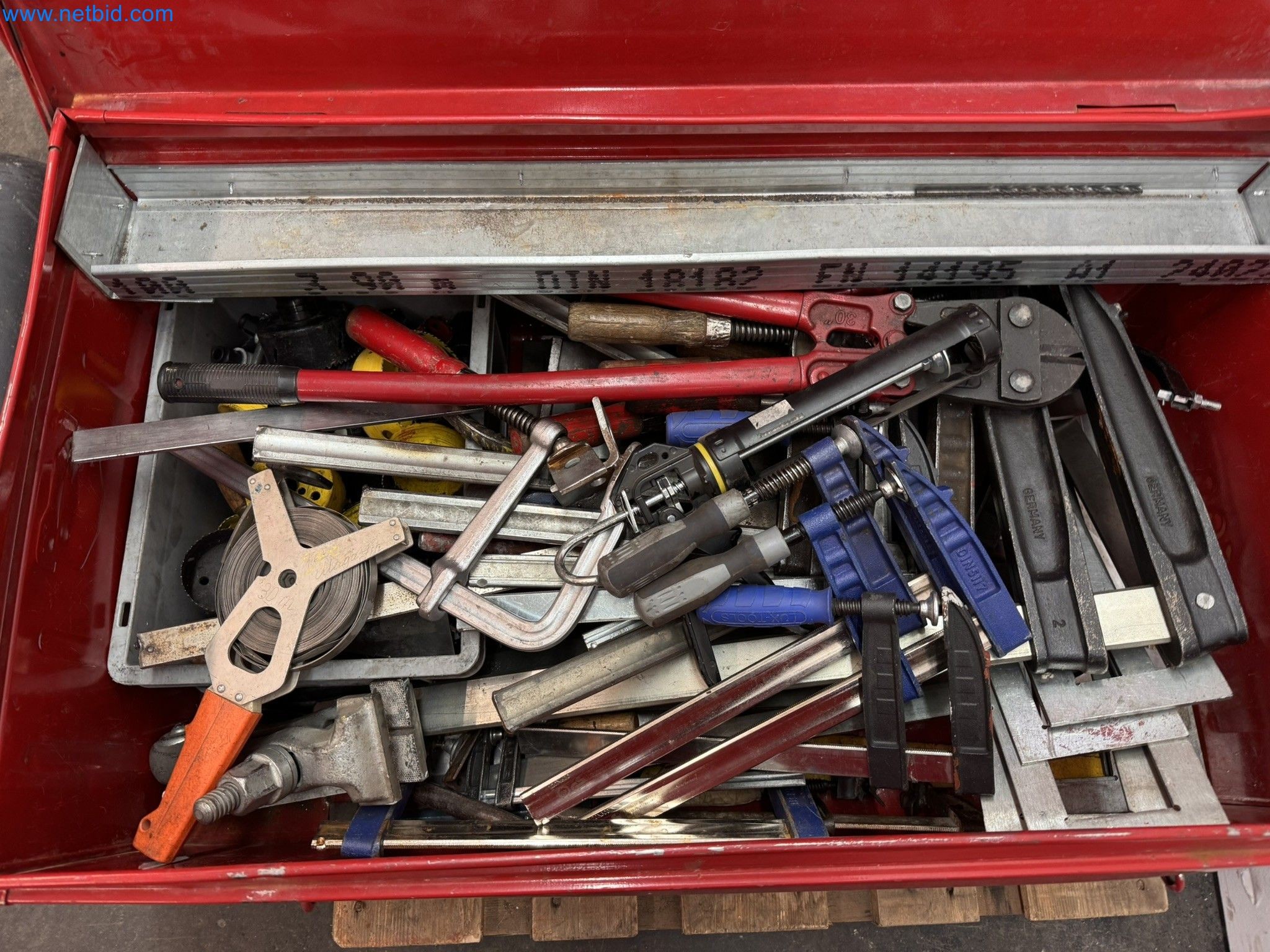 Equipment, material stocks and operating equipment of a plant construction company-1