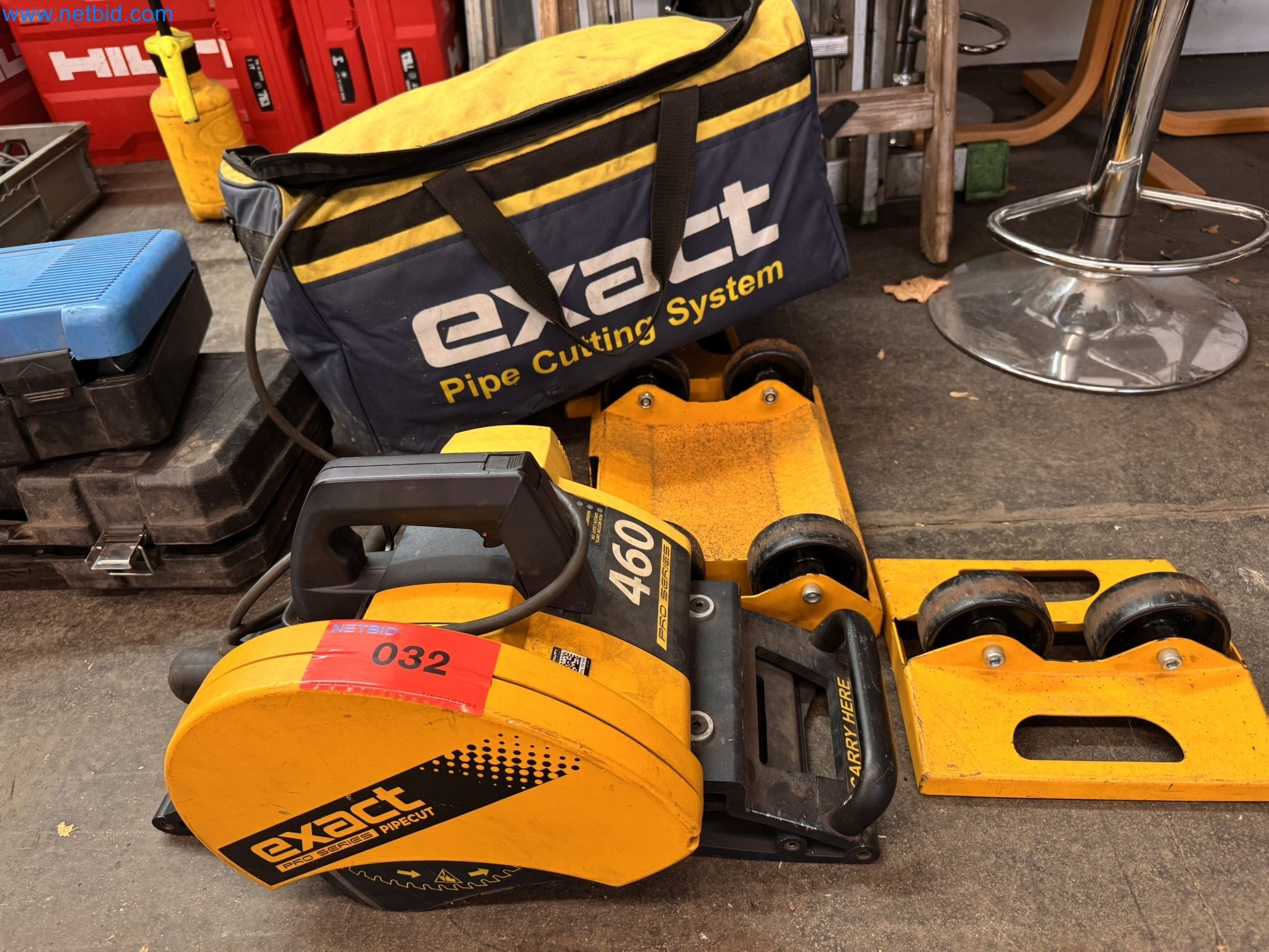 Equipment, material stocks and operating equipment of a plant construction company-1