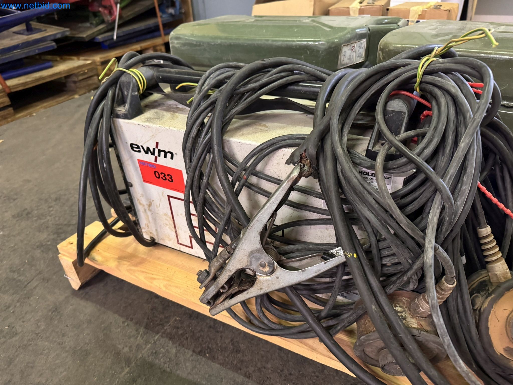 Equipment, material stocks and operating equipment of a plant construction company-1