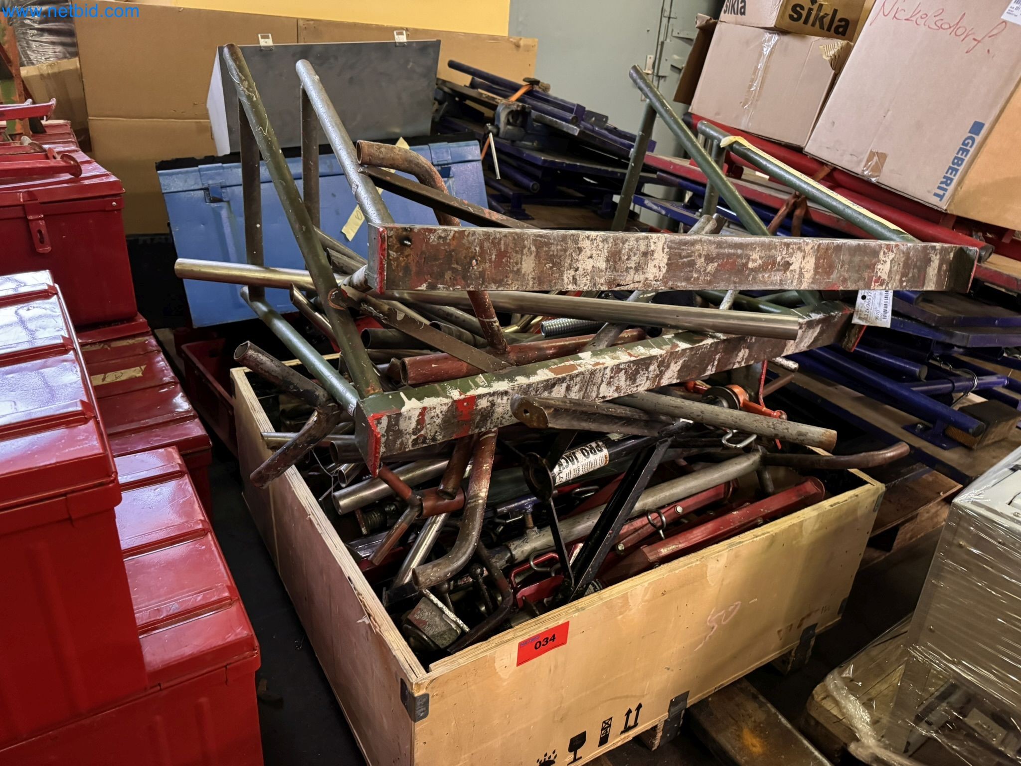 Equipment, material stocks and operating equipment of a plant construction company-2