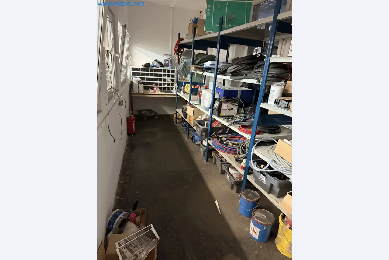 Equipment, material stocks and operating equipment of a plant construction company-1