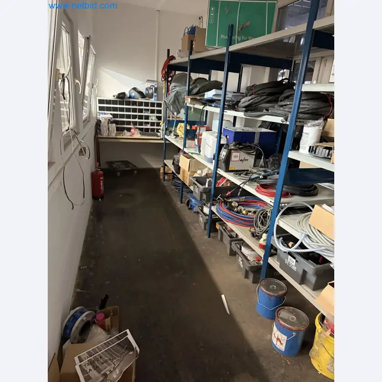 Equipment, material stocks and operating equipment of a plant construction company-1