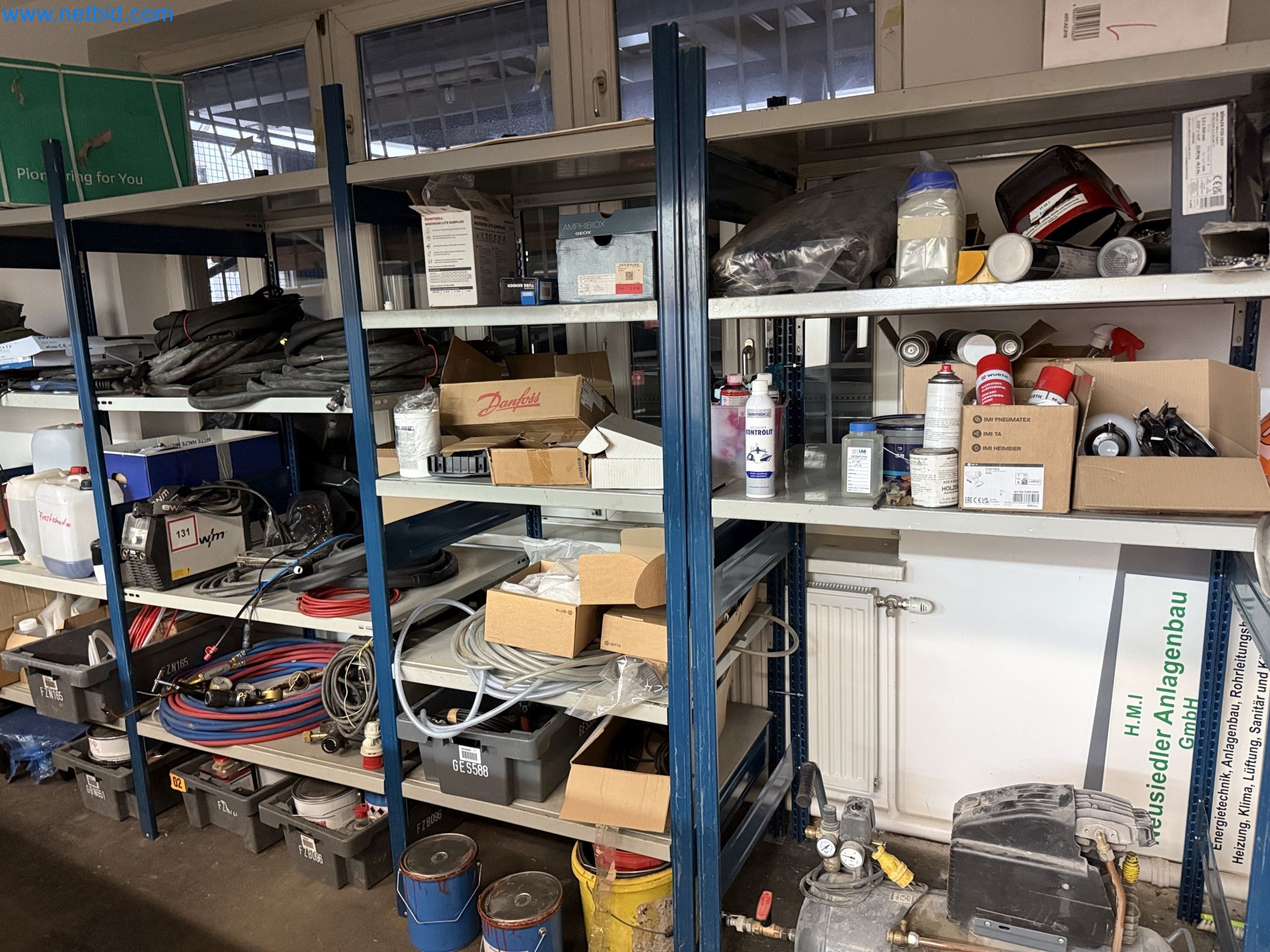 Equipment, material stocks and operating equipment of a plant construction company-5