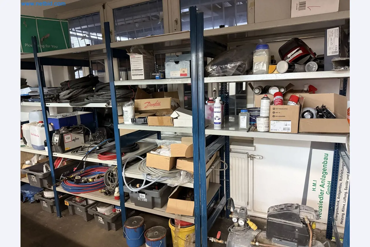 Equipment, material stocks and operating equipment of a plant construction company-5