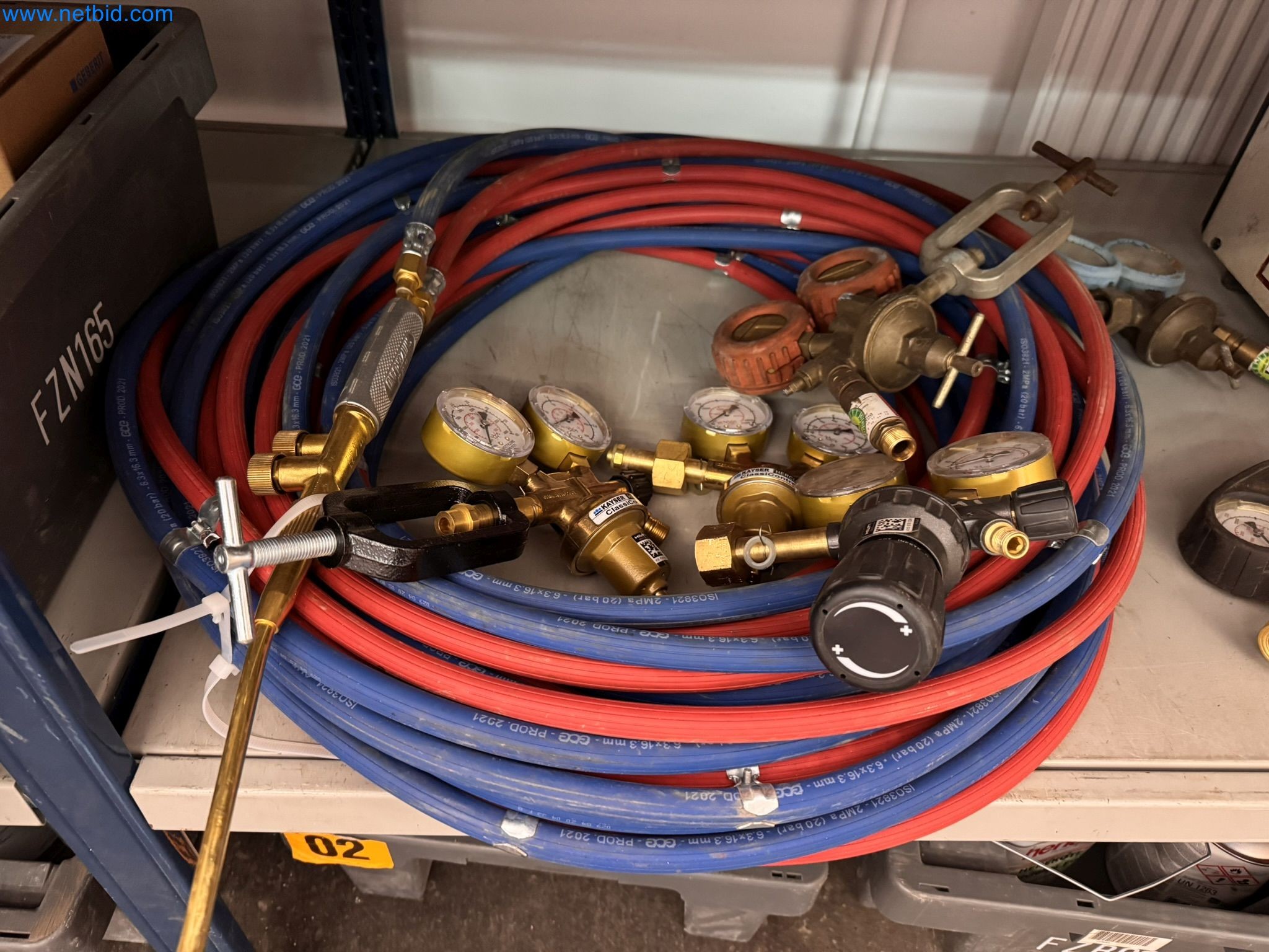 Equipment, material stocks and operating equipment of a plant construction company-7